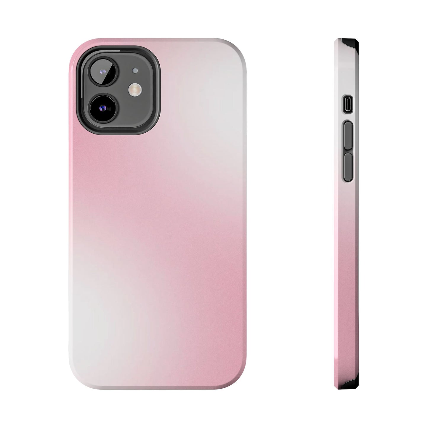 Stylish Tough Phone Cases, Durable Phone Covers, Pink Gradient Phone Case, Gift for Her, Trendy Phone Accessories