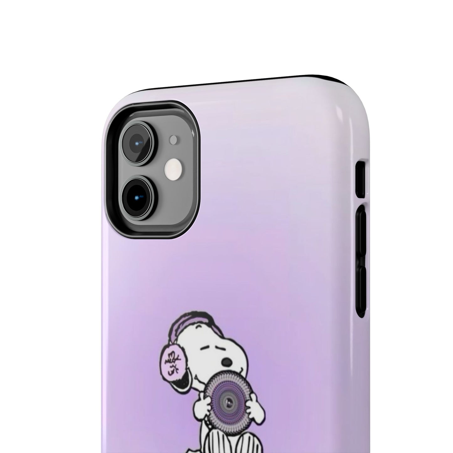 Snoopy Music Lover Phone Case, Cute Tough Phone Case, Gifts for Music Lovers, Cartoon Phone Covers, Vibrant Phone Accessories