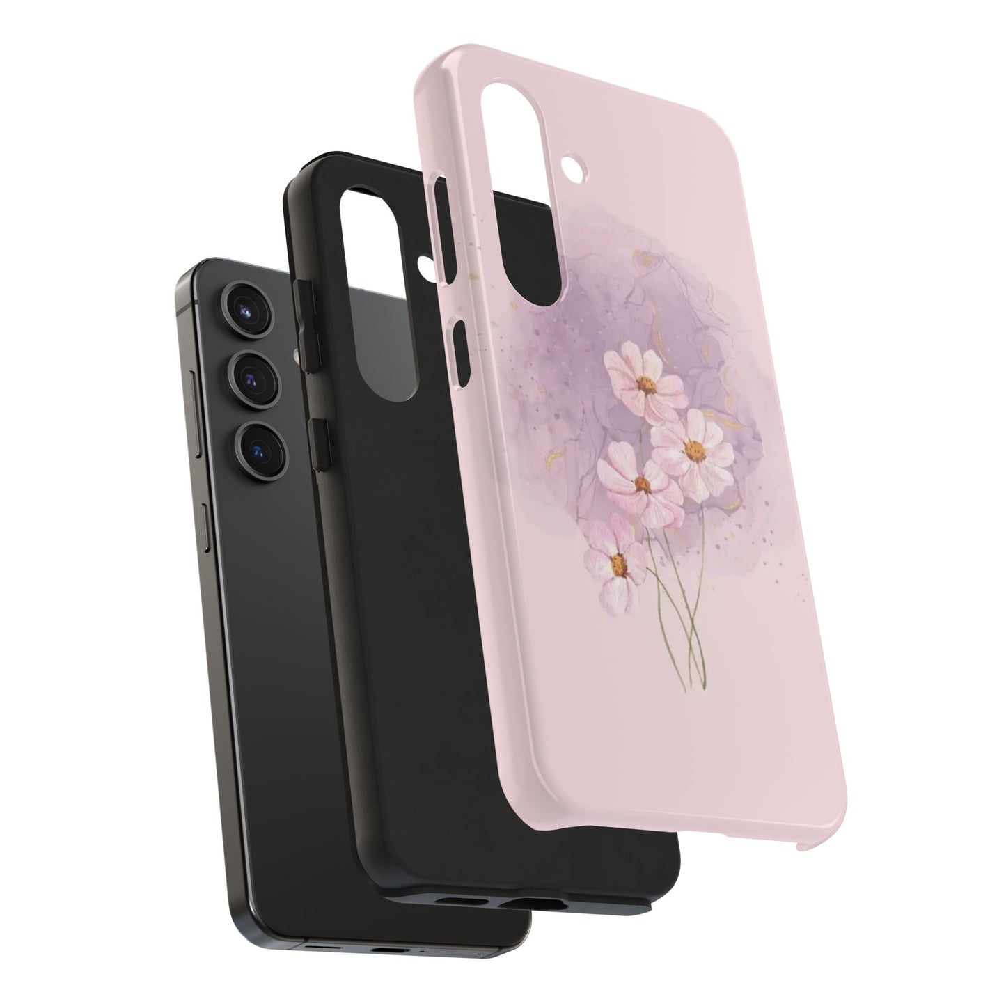 Floral Tough Phone Cases, Protective Phone Cover, Flower Design Case, Stylish Gift for Her, Mother’s Day, Birthday Present