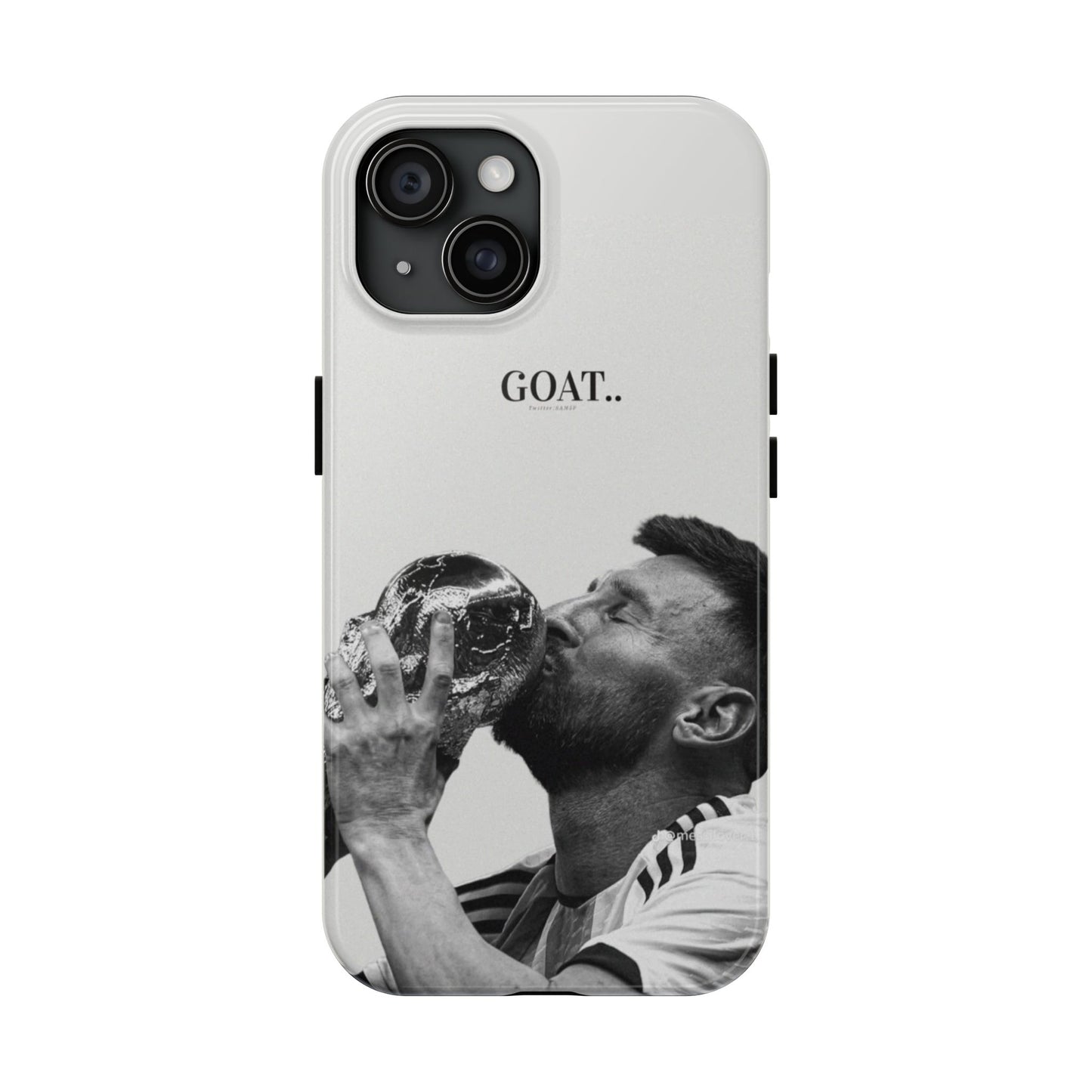 Soccer GOAT Phone Case, Tough Phone Case, Sports Accessory, Gift for Soccer Fans, Mens Birthday Gift, Unique Phone Cover