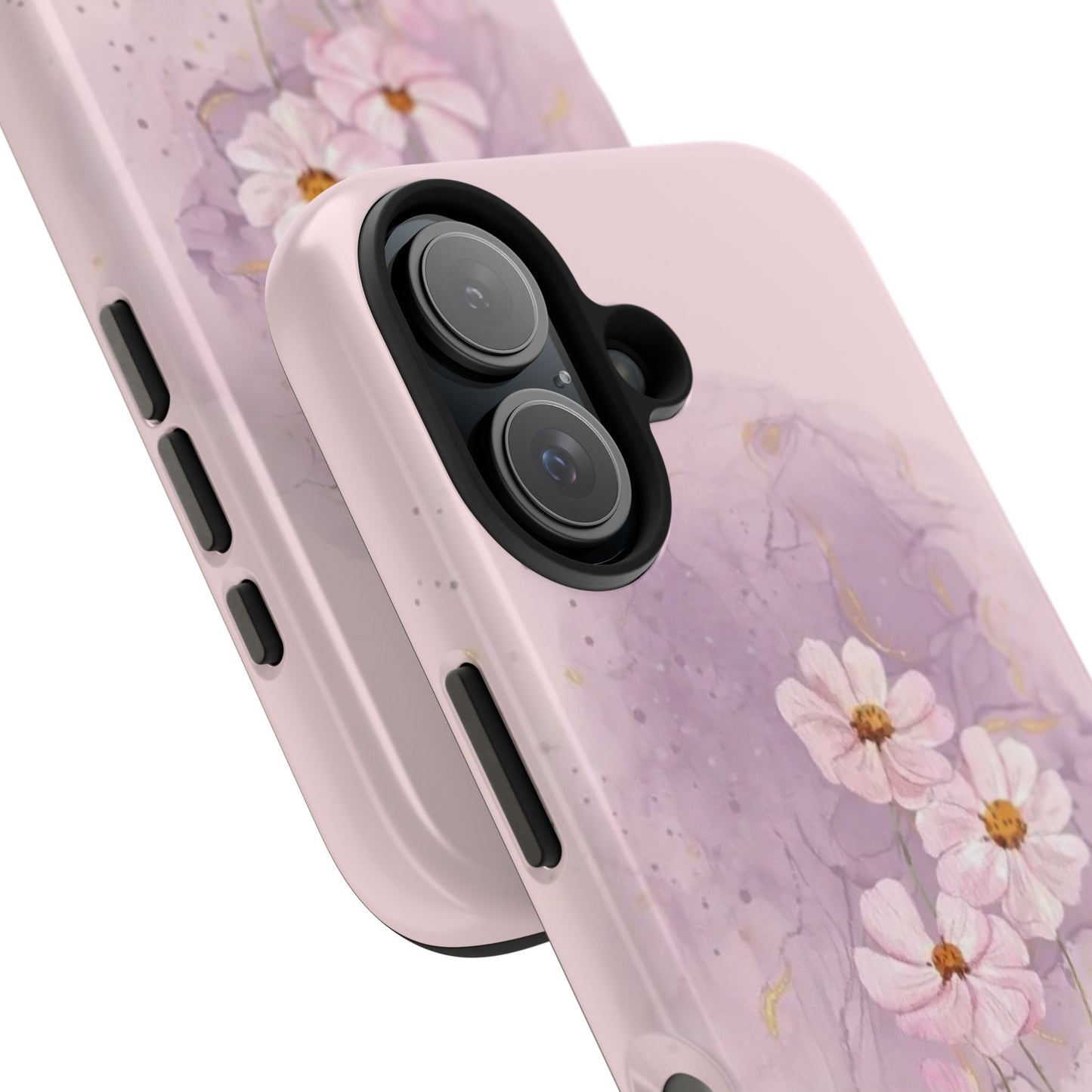 Floral Tough Phone Cases, Protective Phone Cover, Flower Design Case, Stylish Gift for Her, Mother’s Day, Birthday Present