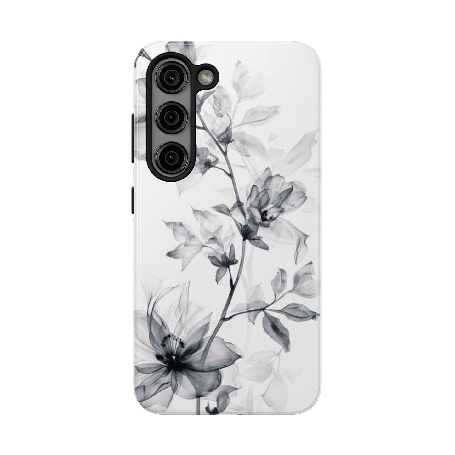 Elegant Floral Tough Phone Cases, Durable Phone Cover, Gift for Her, Protective Case, Floral Design, Stylish Accessory