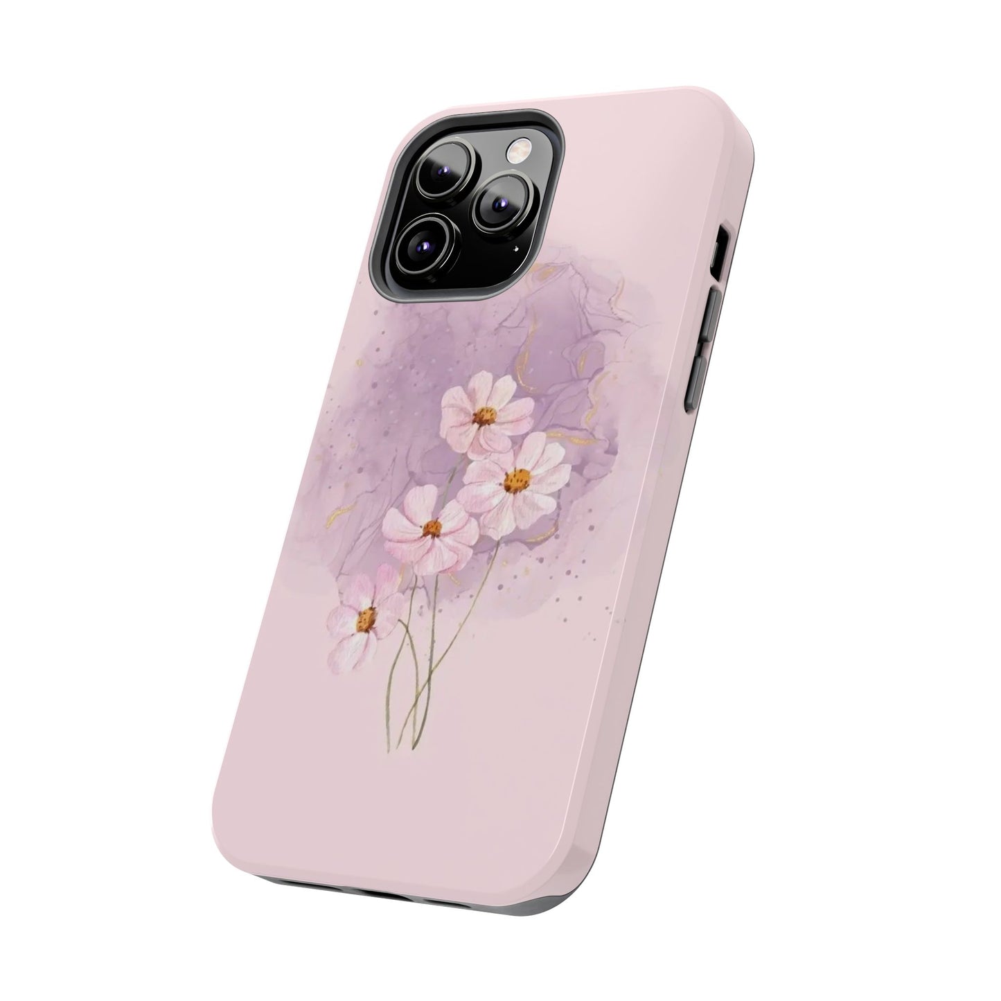 Floral Tough Phone Cases, Protective Phone Cover, Flower Design Case, Stylish Gift for Her, Mother’s Day, Birthday Present