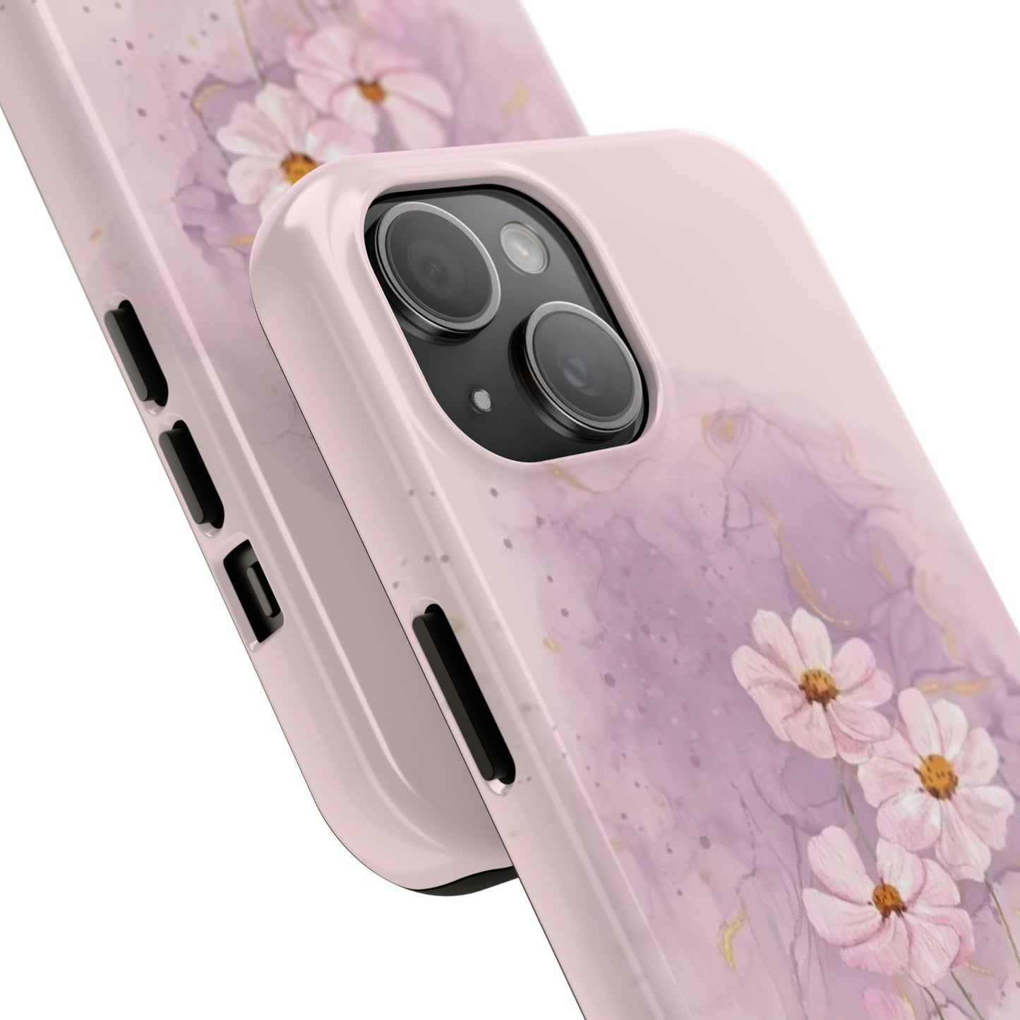 Floral Tough Phone Cases, Protective Phone Cover, Flower Design Case, Stylish Gift for Her, Mother’s Day, Birthday Present