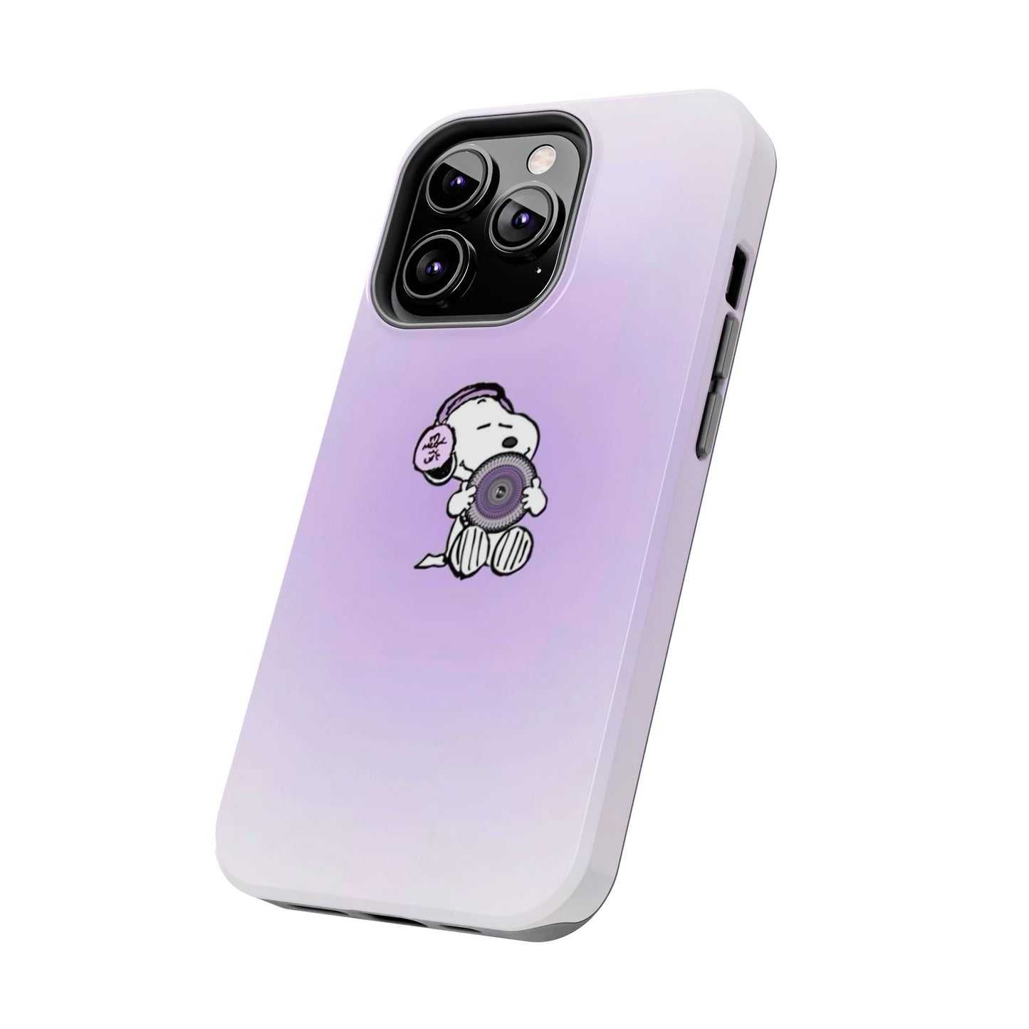 Snoopy Music Lover Phone Case, Cute Tough Phone Case, Gifts for Music Lovers, Cartoon Phone Covers, Vibrant Phone Accessories