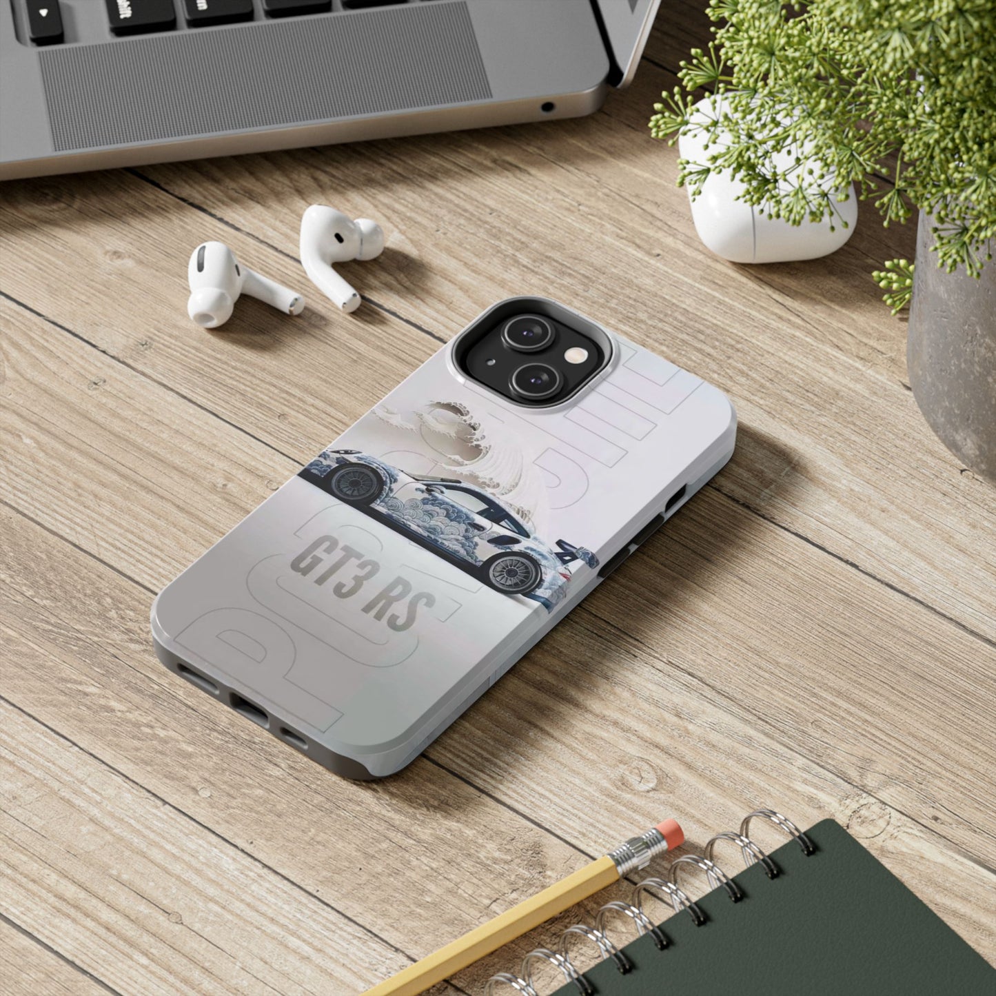 Porsche GT3 RS Tough Phone Case, Durable Phone Cover, Automotive Enthusiast Gift, Car Lover Accessory, Racing-Themed Protection