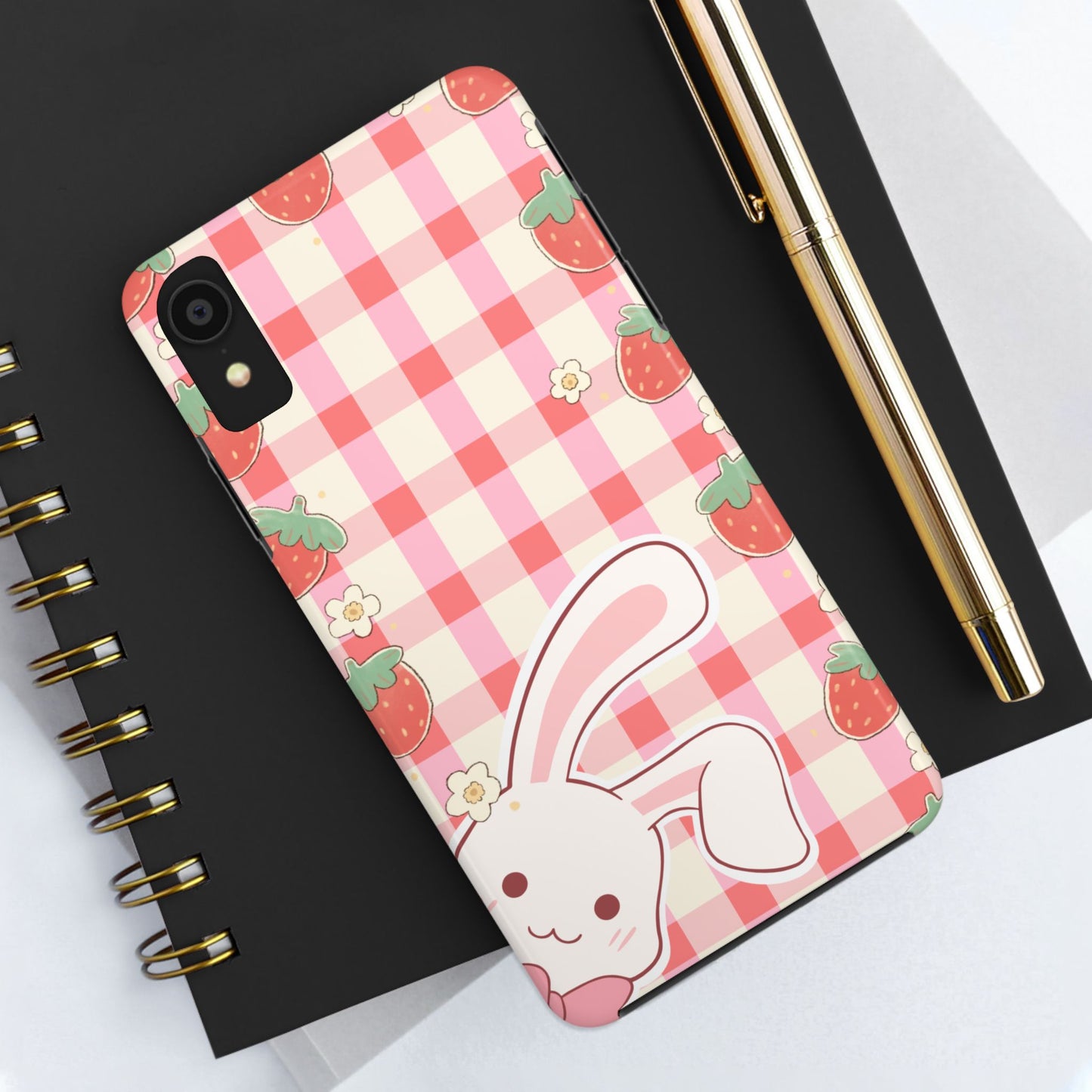 Cute Strawberry Bunny Phone Case