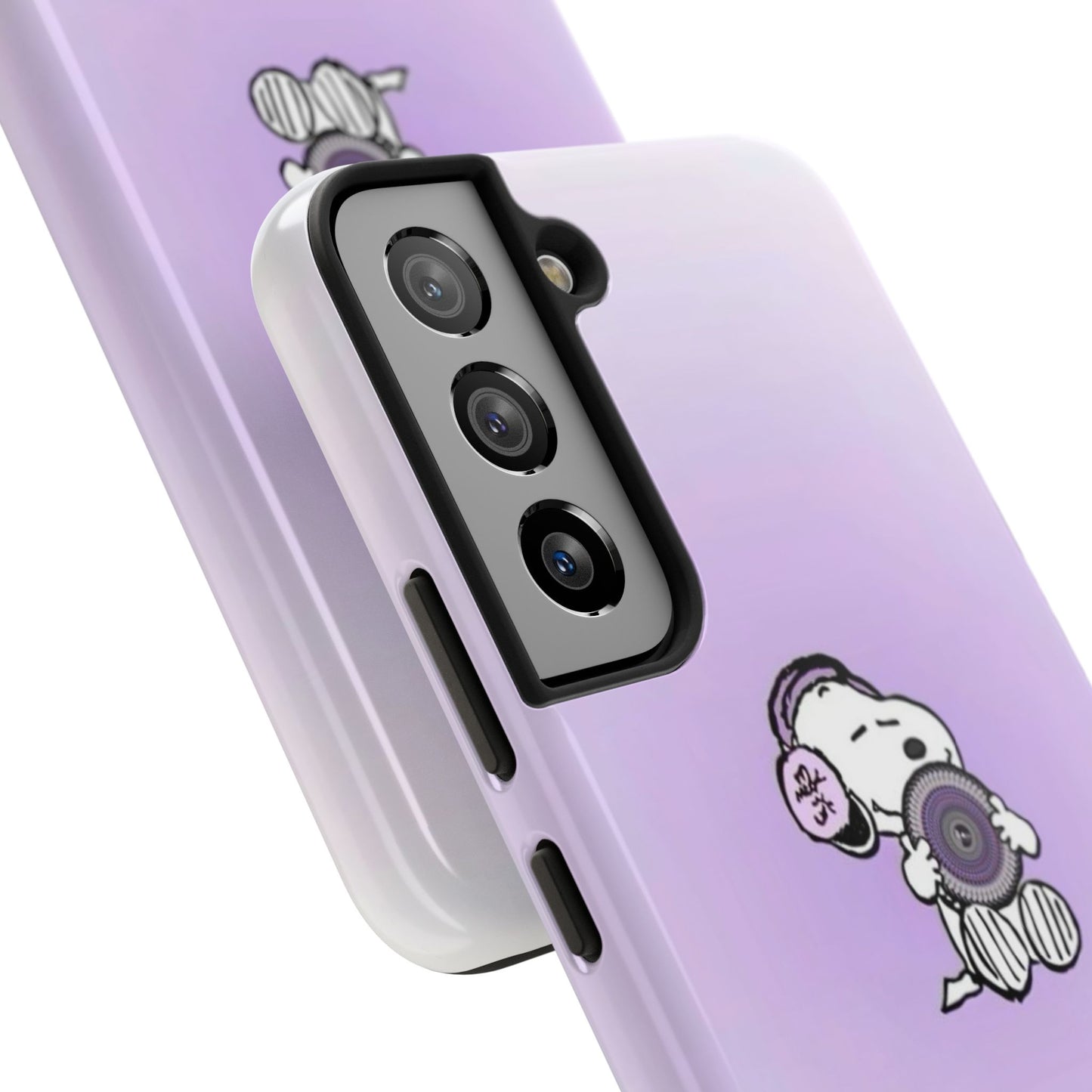 Snoopy Music Lover Phone Case, Cute Tough Phone Case, Gifts for Music Lovers, Cartoon Phone Covers, Vibrant Phone Accessories