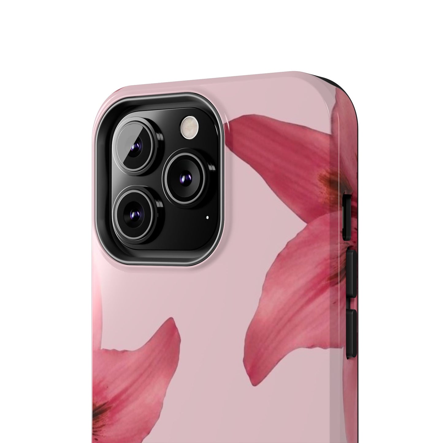 Stylish Floral Phone Case - Tough & Durable, Pink Lily Design, Perfect for Flower Lovers, Gift for Her, Seasonal Accessory, Phone Protection