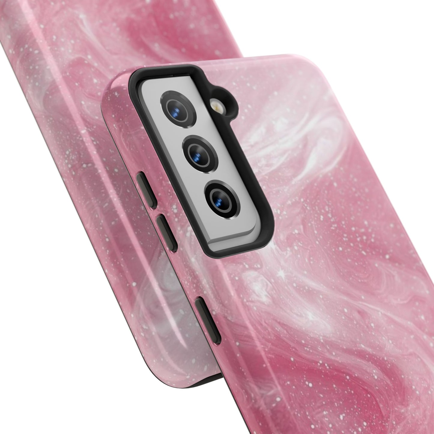 Stylish Tough Phone Cases - Pink Marble Design, Phone Cover for Women, Durable Protection, Trendy Gift, Birthday Present, Everyday Use