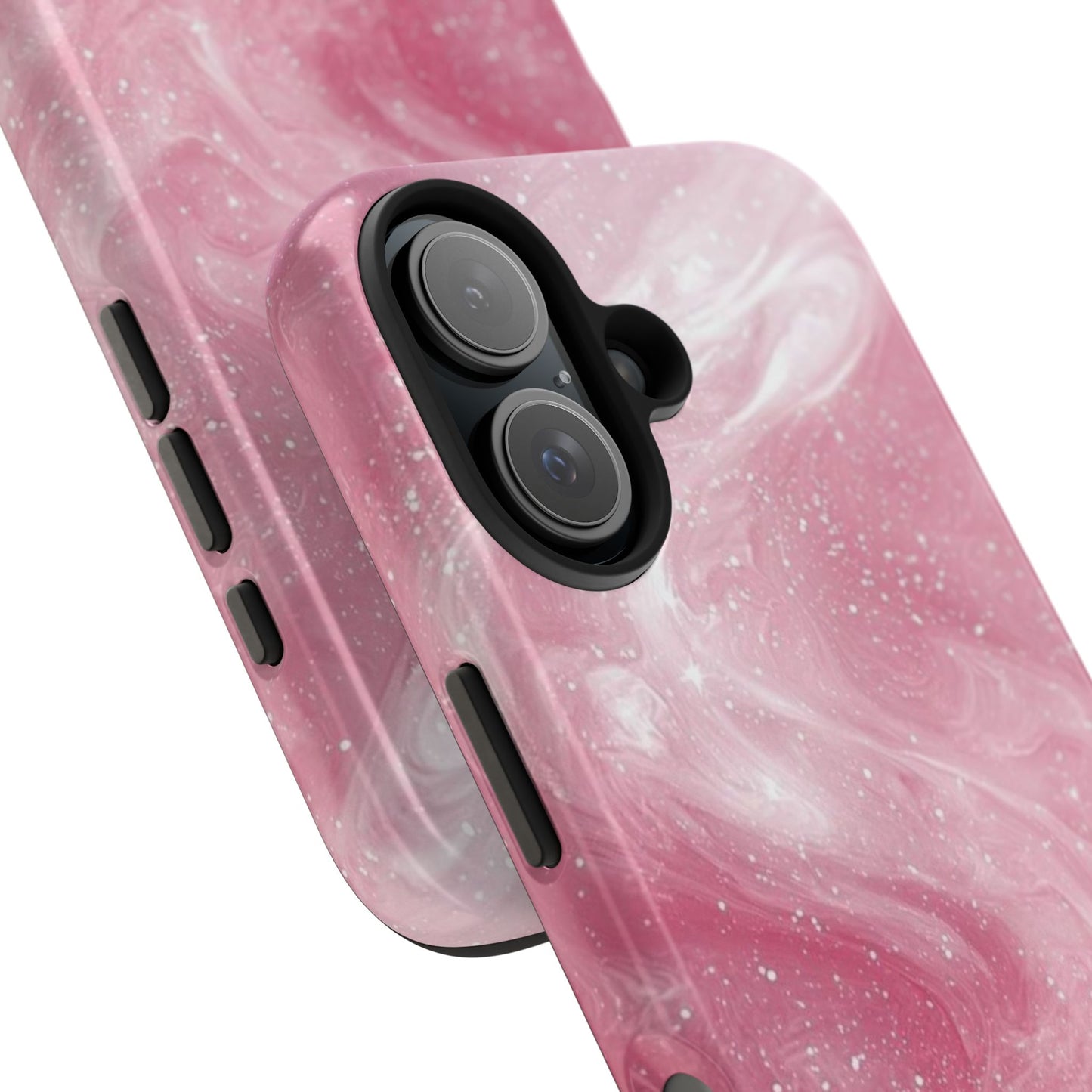 Stylish Tough Phone Cases - Pink Marble Design, Phone Cover for Women, Durable Protection, Trendy Gift, Birthday Present, Everyday Use
