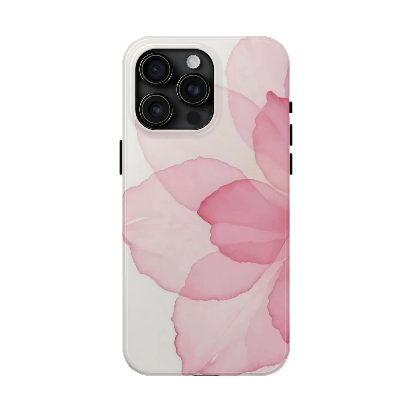 Floral Tough Phone Cases, Durable Phone Cover, Pink Flower Design, Gift for Her, Elegant Phone Accessory, Protect Your Phone