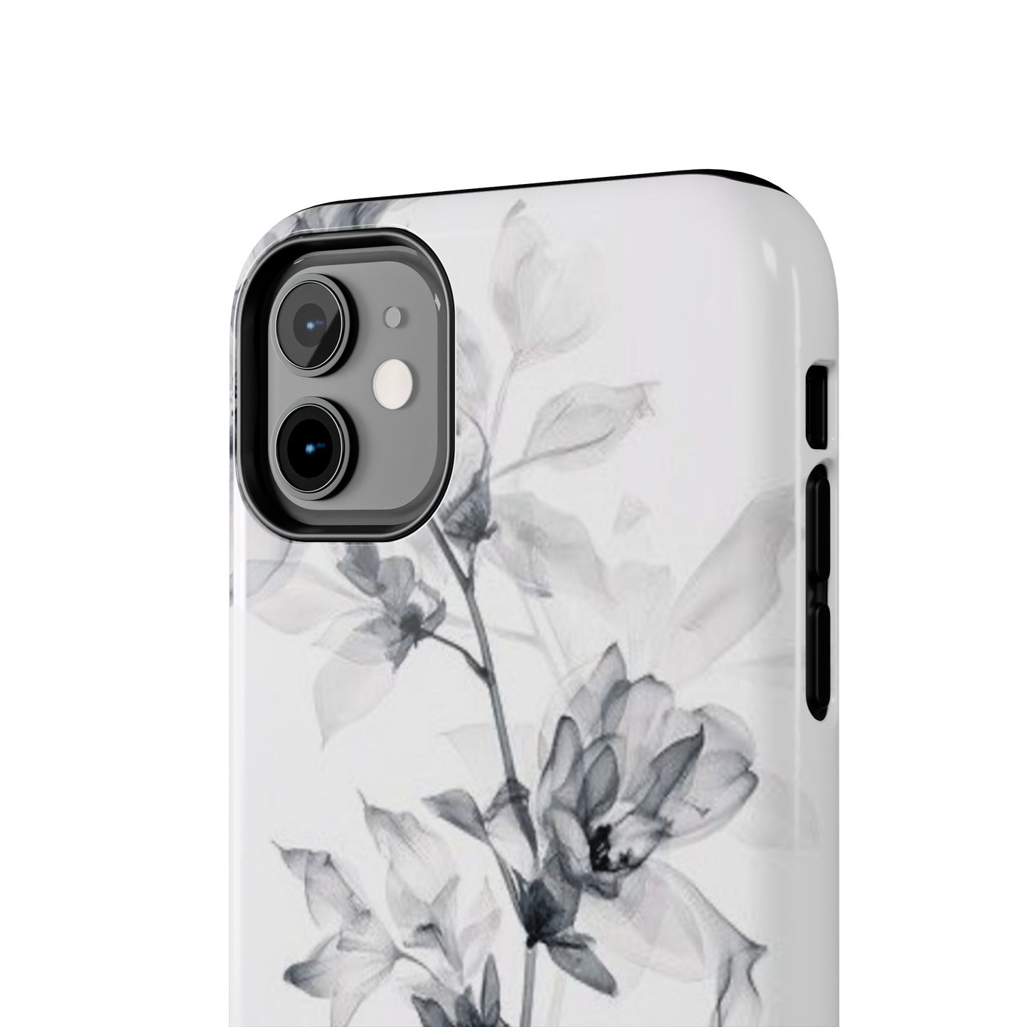 Elegant Floral Tough Phone Cases, Durable Phone Cover, Gift for Her, Protective Case, Floral Design, Stylish Accessory