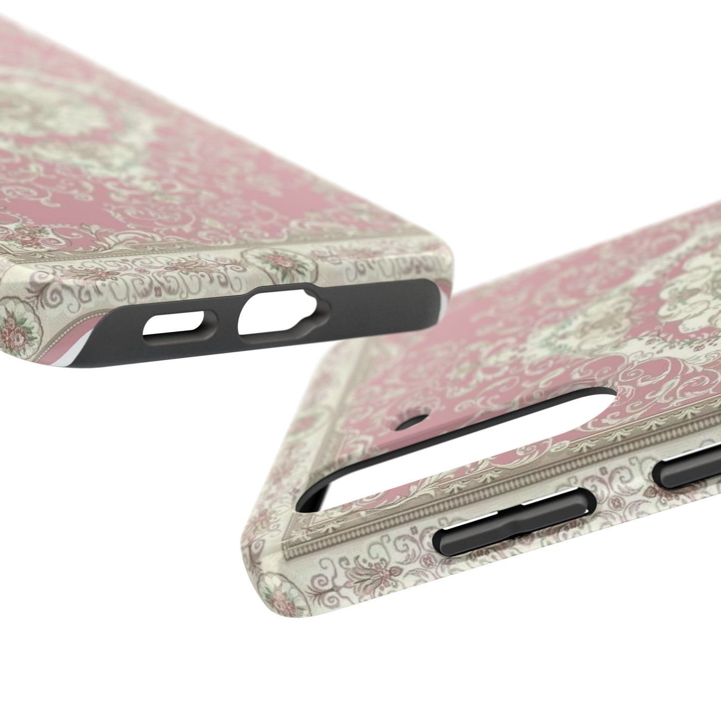 Elegant Floral Tough Phone Cases, Stylish Phone Covers, Durable Tech Accessories, Decorative Phone Protection, Trendy Gift for Her