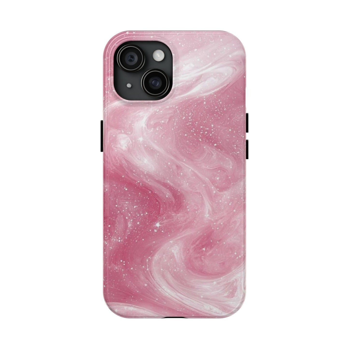Stylish Tough Phone Cases - Pink Marble Design, Phone Cover for Women, Durable Protection, Trendy Gift, Birthday Present, Everyday Use