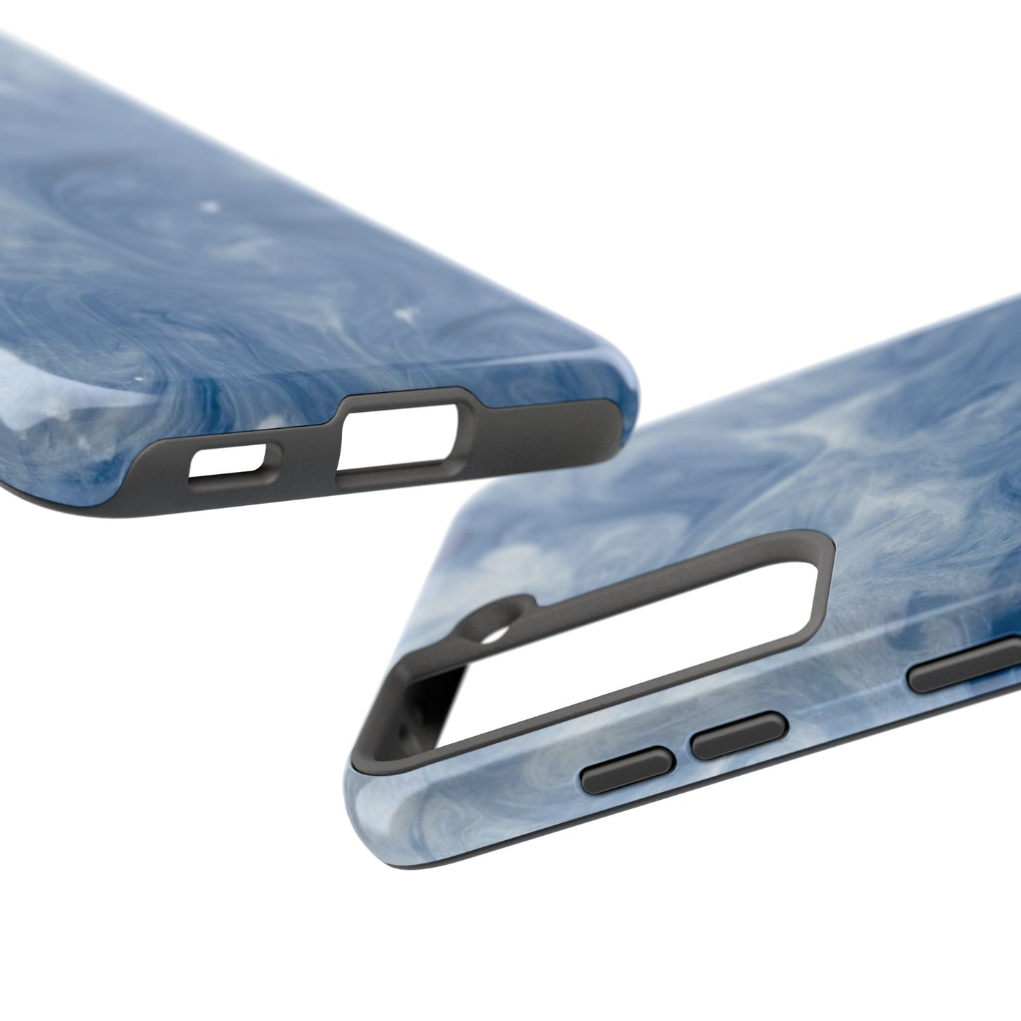 Marble Blue Tough Phone Cases, Phone Protection, Unique Design, Fashion Accessory, Gift for Her, Trendy Smartphone Cover