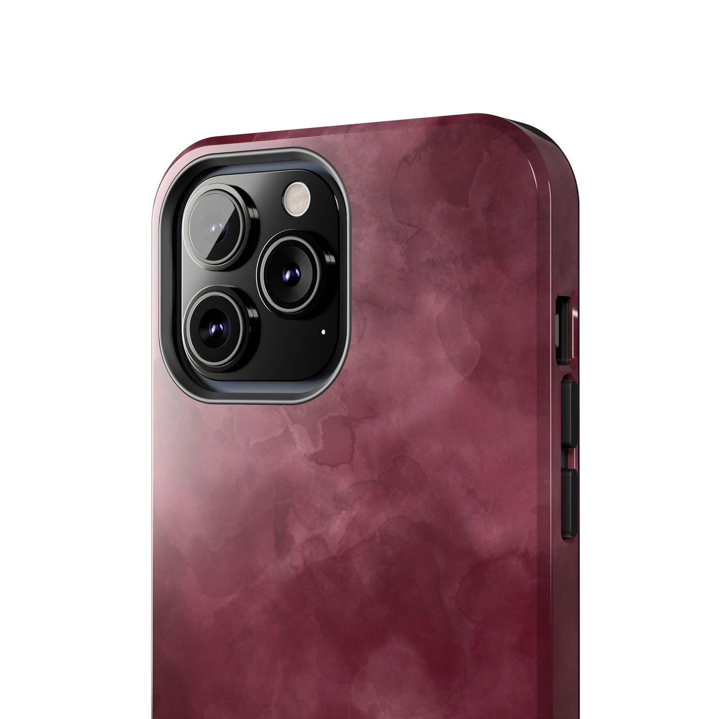 Elegant Burgundy Tough Phone Cases, Stylish Phone Cover, Durable Phone Protector, Unique Gift, Trendy Tech Accessories