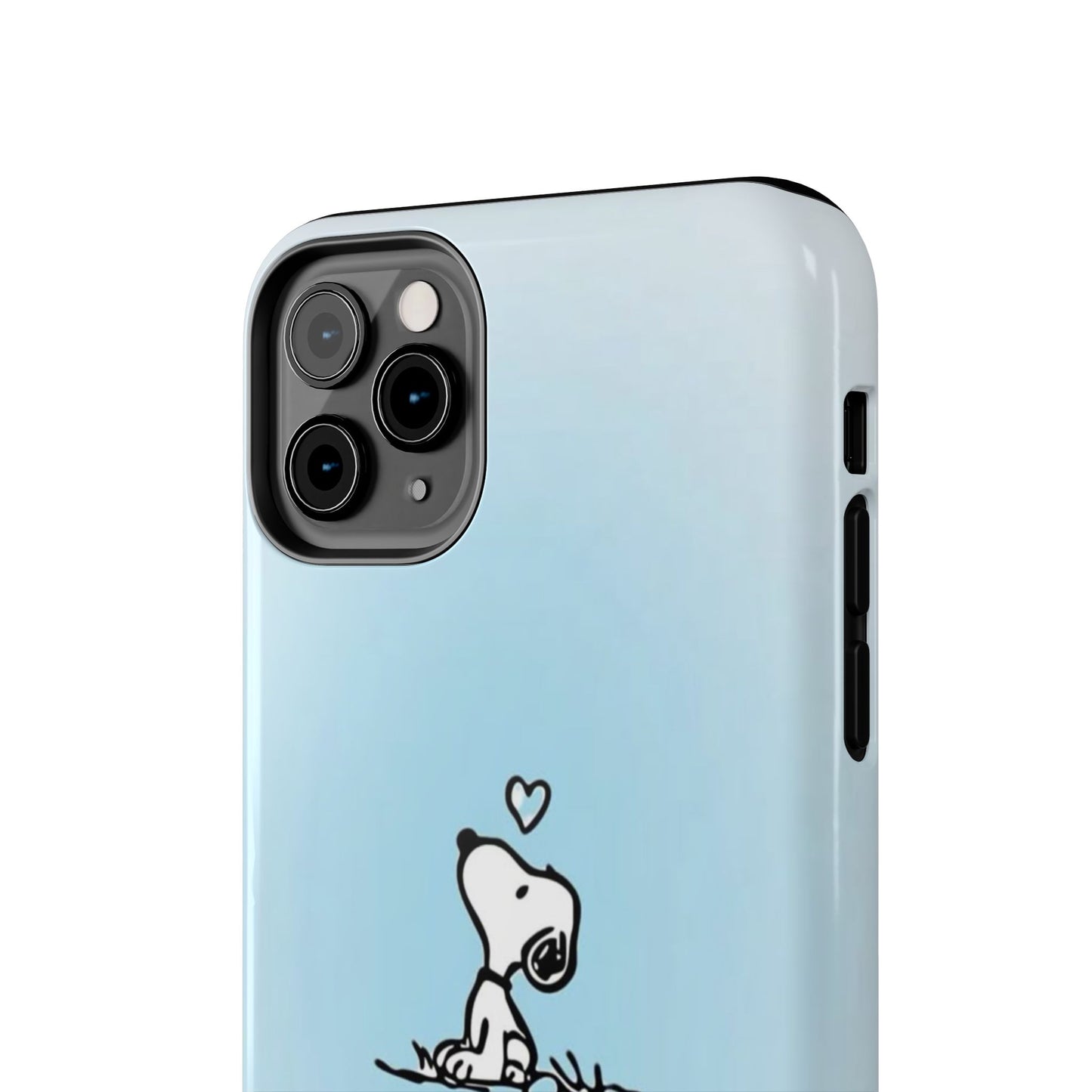 Snoopy Love Tough Phone Cases, Durable Phone Covers for Dog Lovers, Cute Gift for Birthdays, Valentine's Day, Pet Enthusiasts