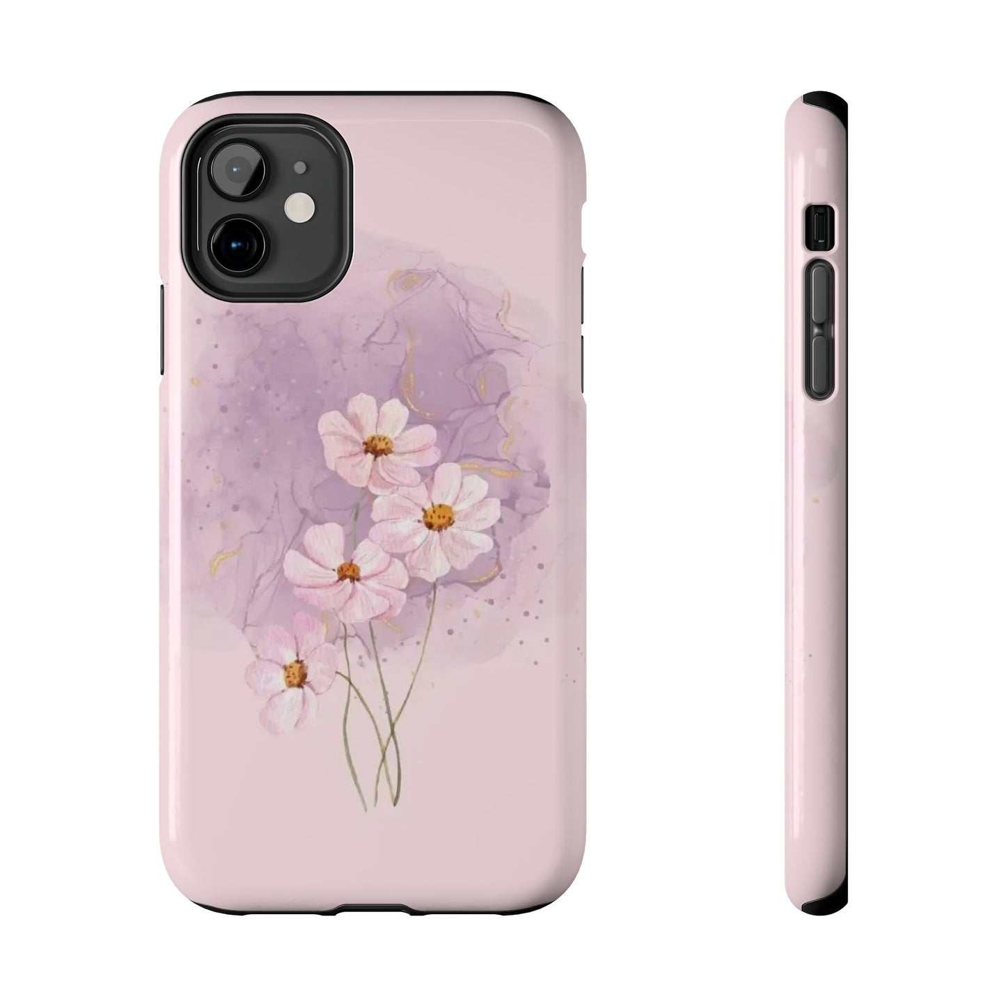 Floral Tough Phone Cases, Protective Phone Cover, Flower Design Case, Stylish Gift for Her, Mother’s Day, Birthday Present