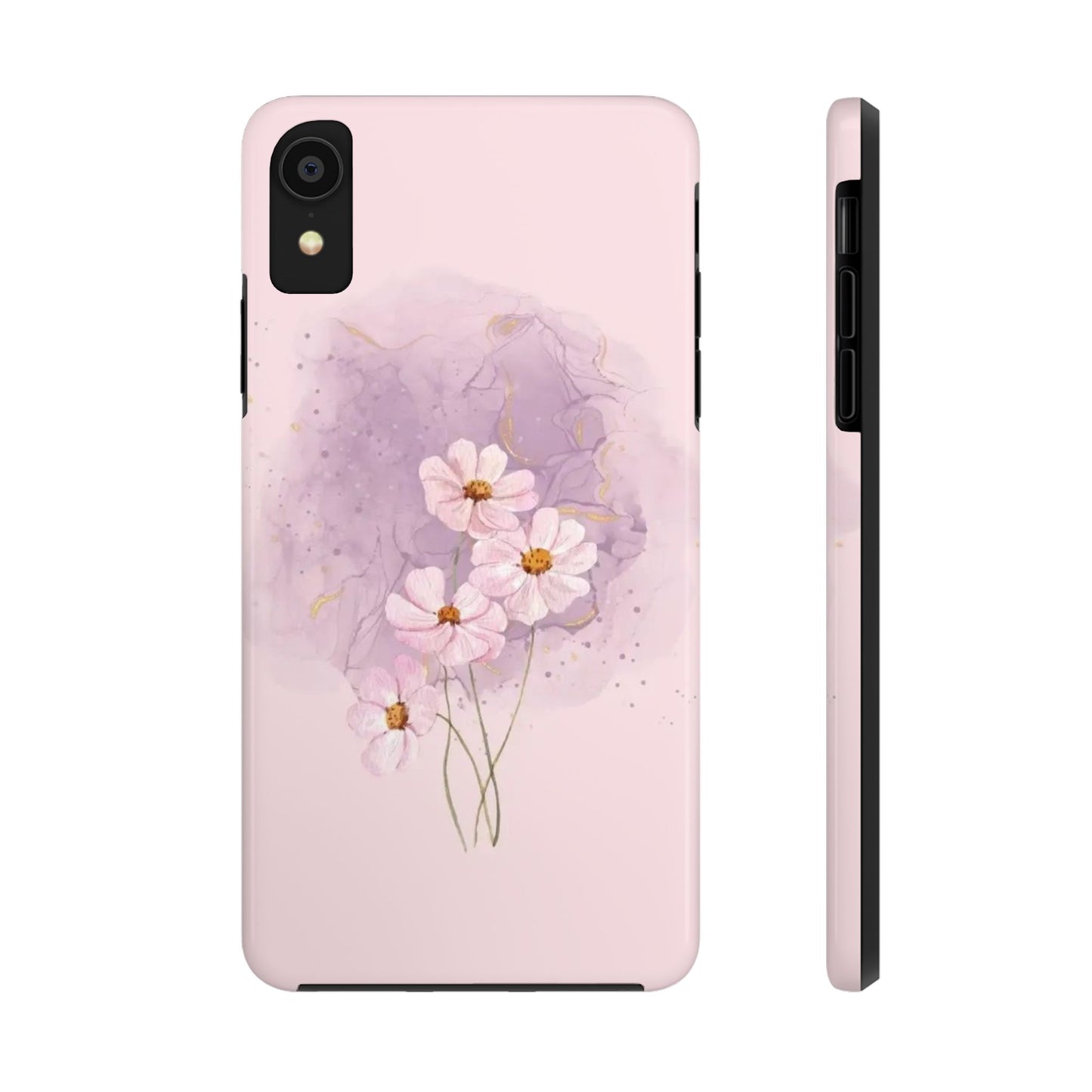 Floral Tough Phone Cases, Protective Phone Cover, Flower Design Case, Stylish Gift for Her, Mother’s Day, Birthday Present