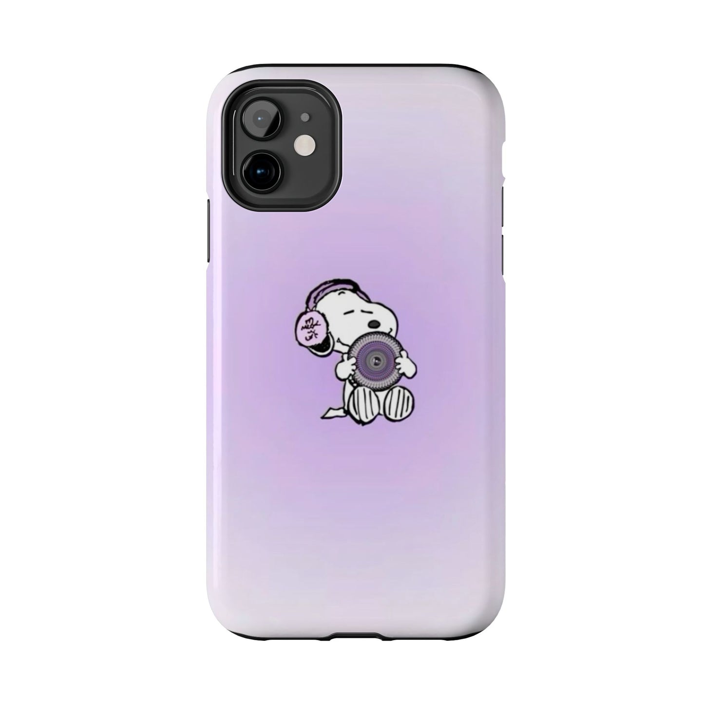 Snoopy Music Lover Phone Case, Cute Tough Phone Case, Gifts for Music Lovers, Cartoon Phone Covers, Vibrant Phone Accessories