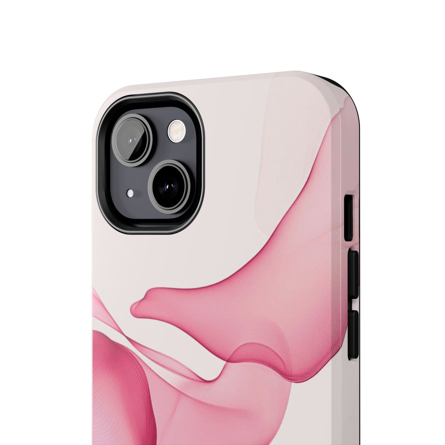 Elegant Tough Phone Cases | Stylish Shockproof Covers for Women | Trendy Gift for Birthdays, Holidays, or Any Occasion, Pink Flow Design