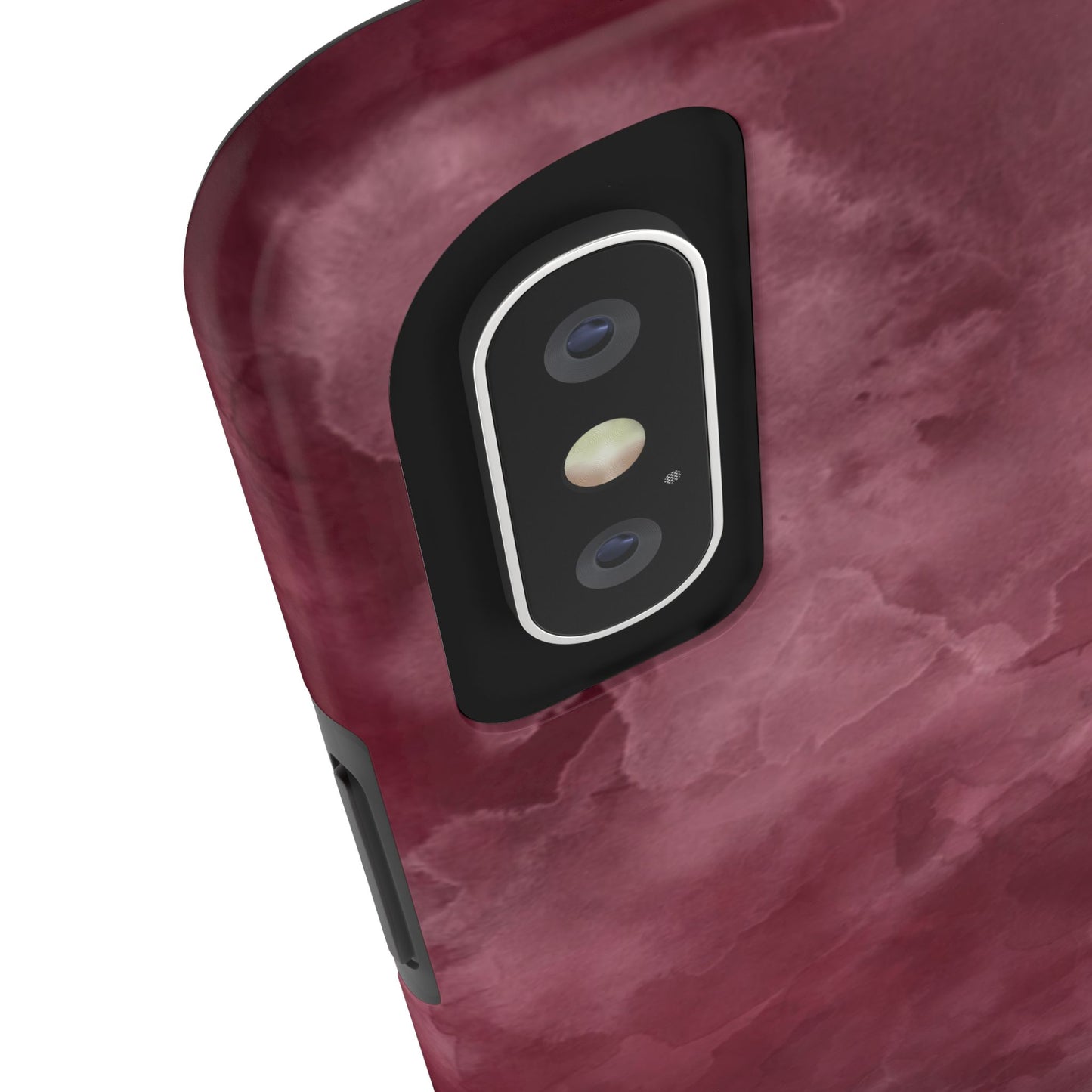 Elegant Burgundy Tough Phone Cases, Stylish Phone Cover, Durable Phone Protector, Unique Gift, Trendy Tech Accessories