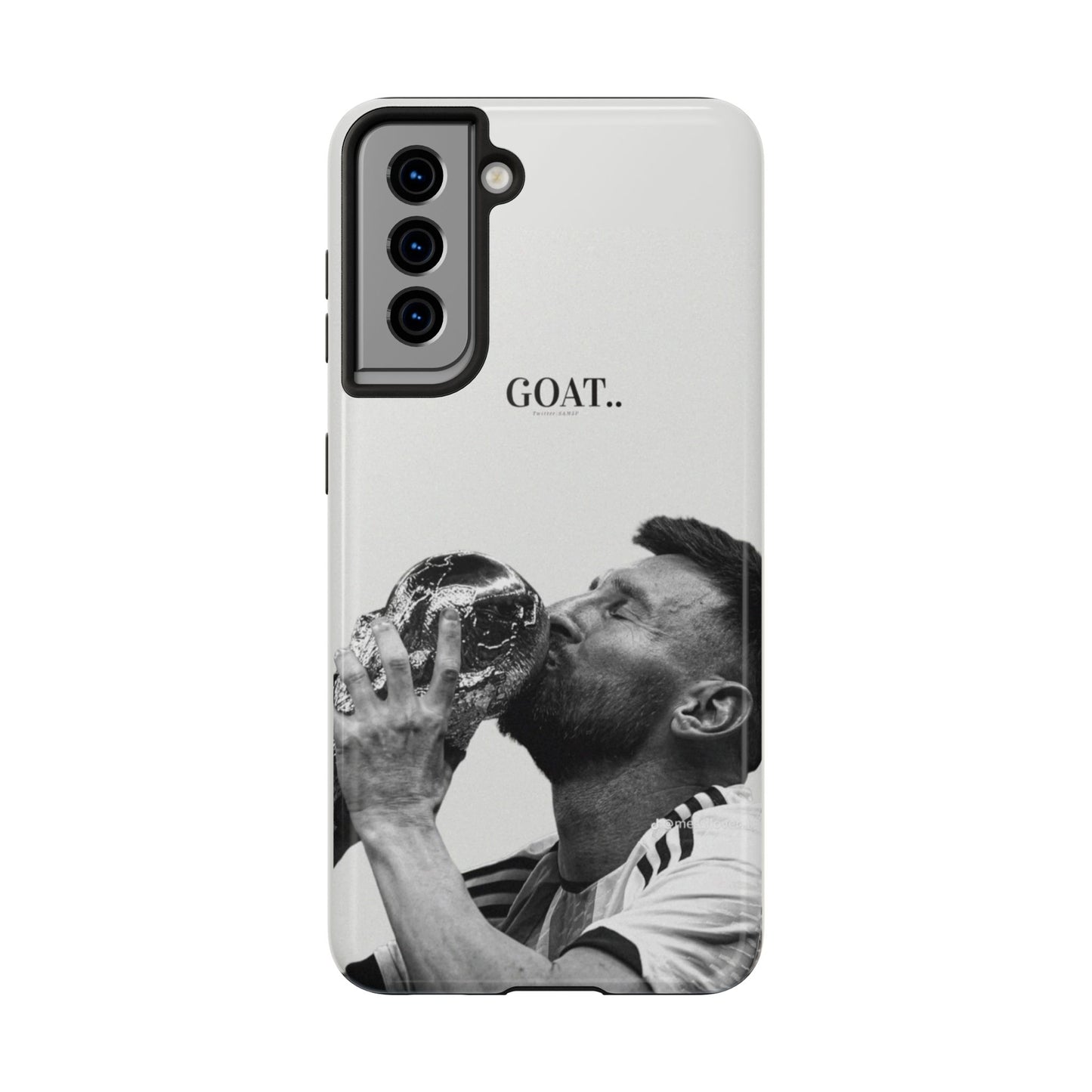 Soccer GOAT Phone Case, Tough Phone Case, Sports Accessory, Gift for Soccer Fans, Mens Birthday Gift, Unique Phone Cover