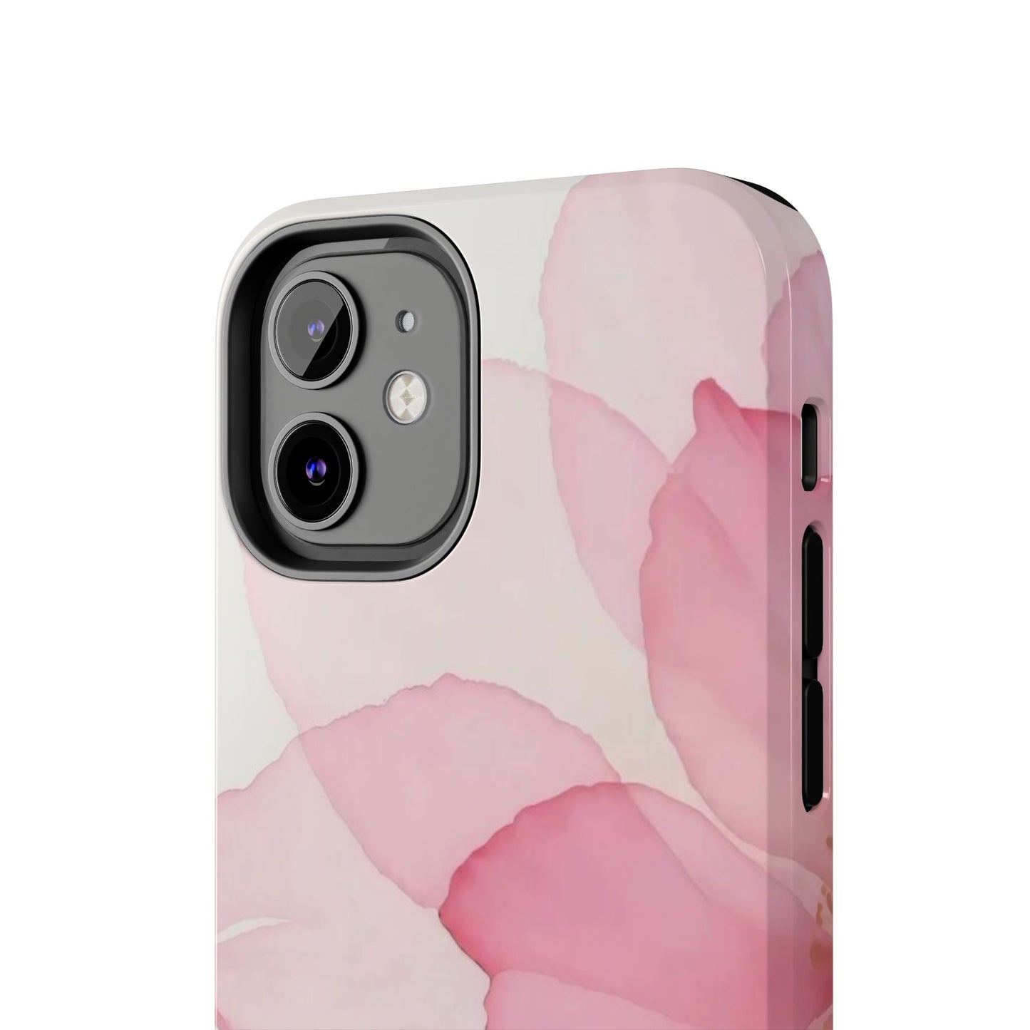 Floral Tough Phone Cases, Durable Phone Cover, Pink Flower Design, Gift for Her, Elegant Phone Accessory, Protect Your Phone