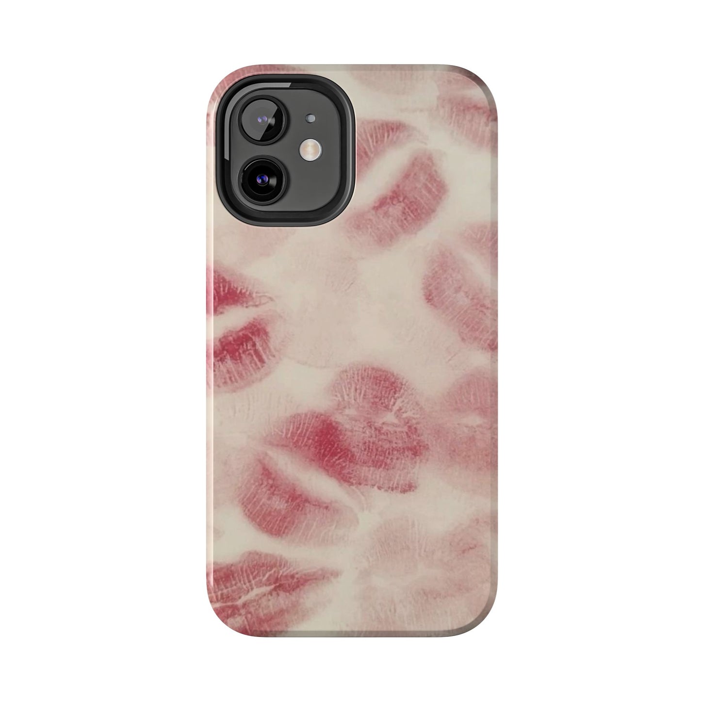 Stylish Kiss Print Phone Cases | Chic Mobile Covers for Trendy Users, Gift for Her, Protective Case, Birthday Present, Valentine's Day