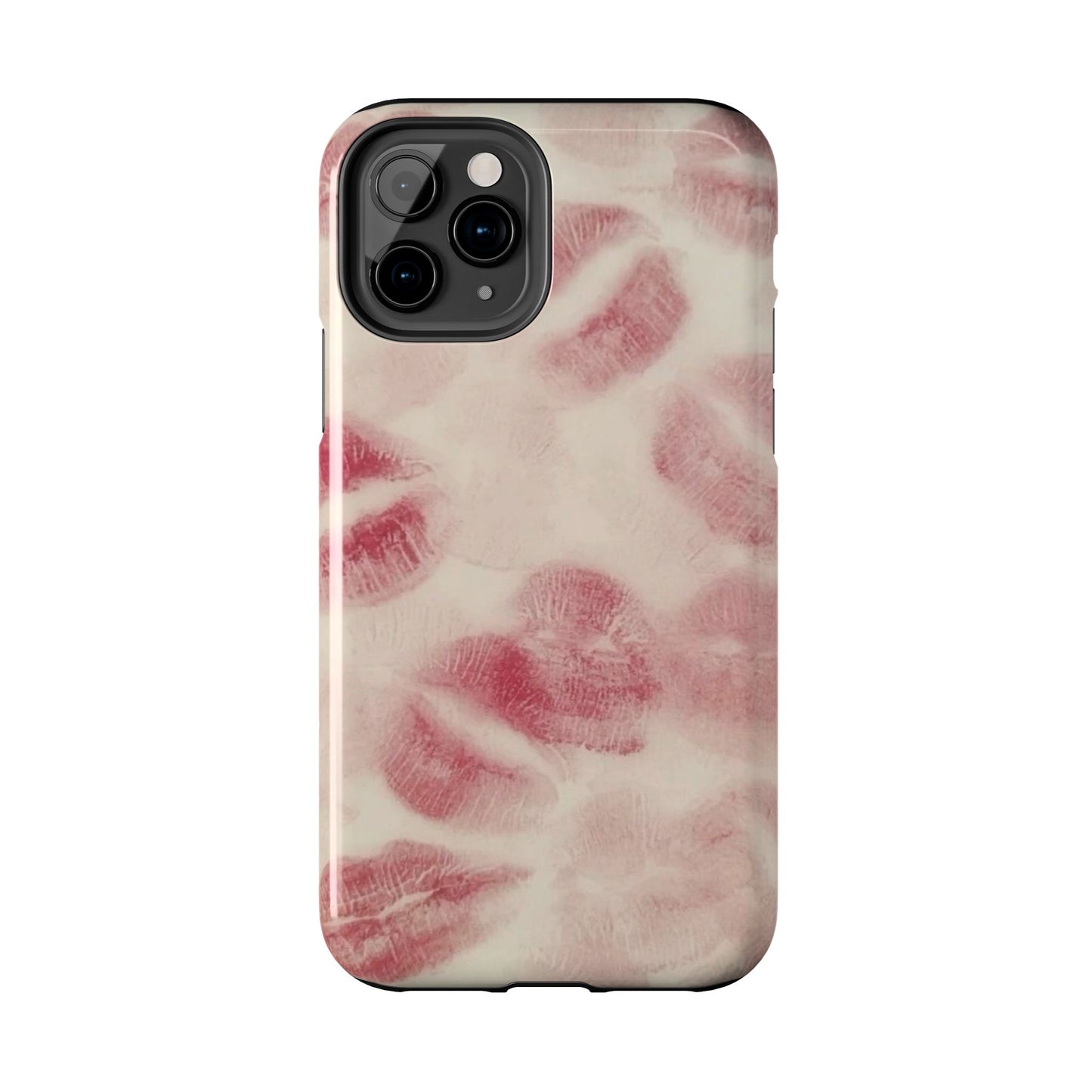 Stylish Kiss Print Phone Cases | Chic Mobile Covers for Trendy Users, Gift for Her, Protective Case, Birthday Present, Valentine's Day