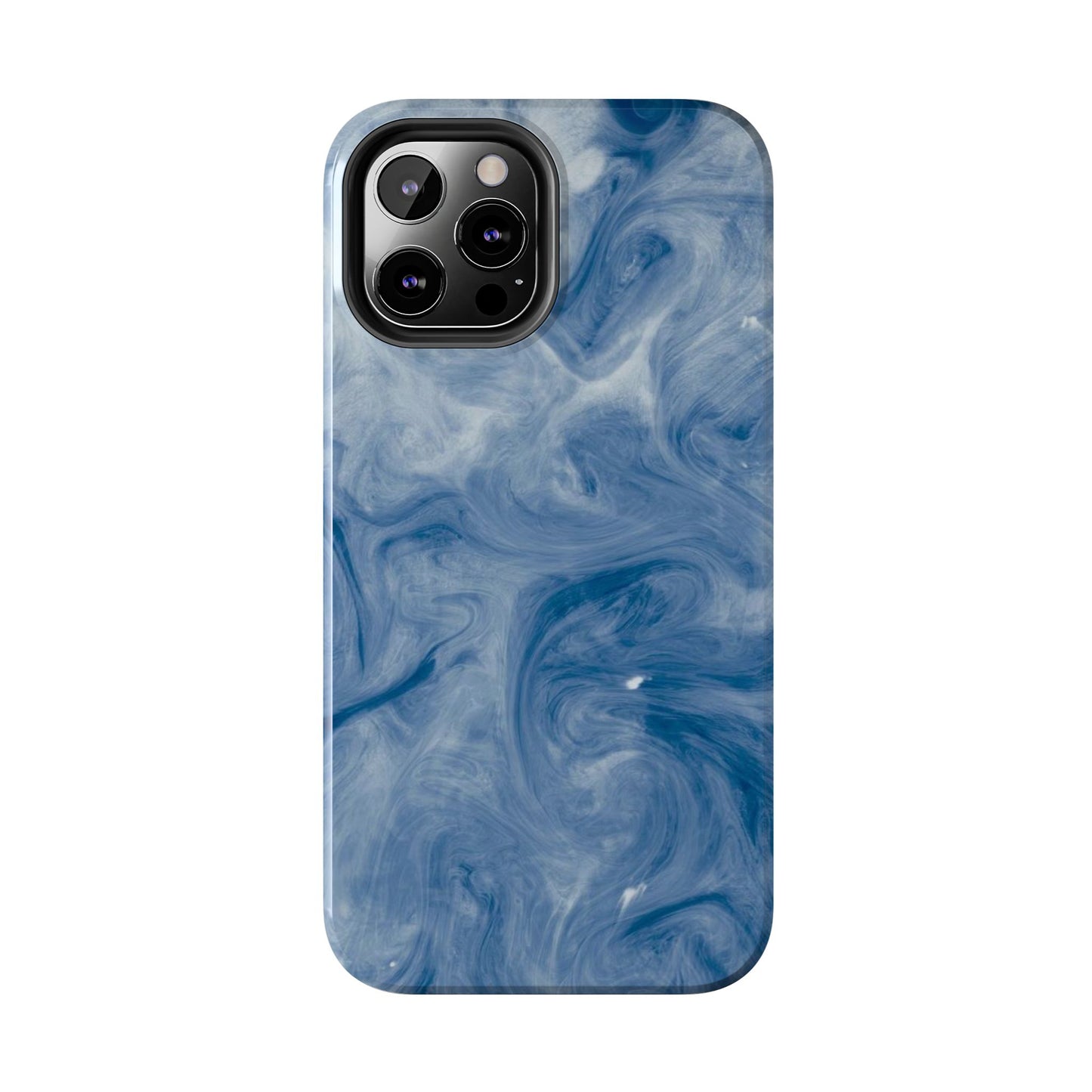 Marble Blue Tough Phone Cases, Phone Protection, Unique Design, Fashion Accessory, Gift for Her, Trendy Smartphone Cover