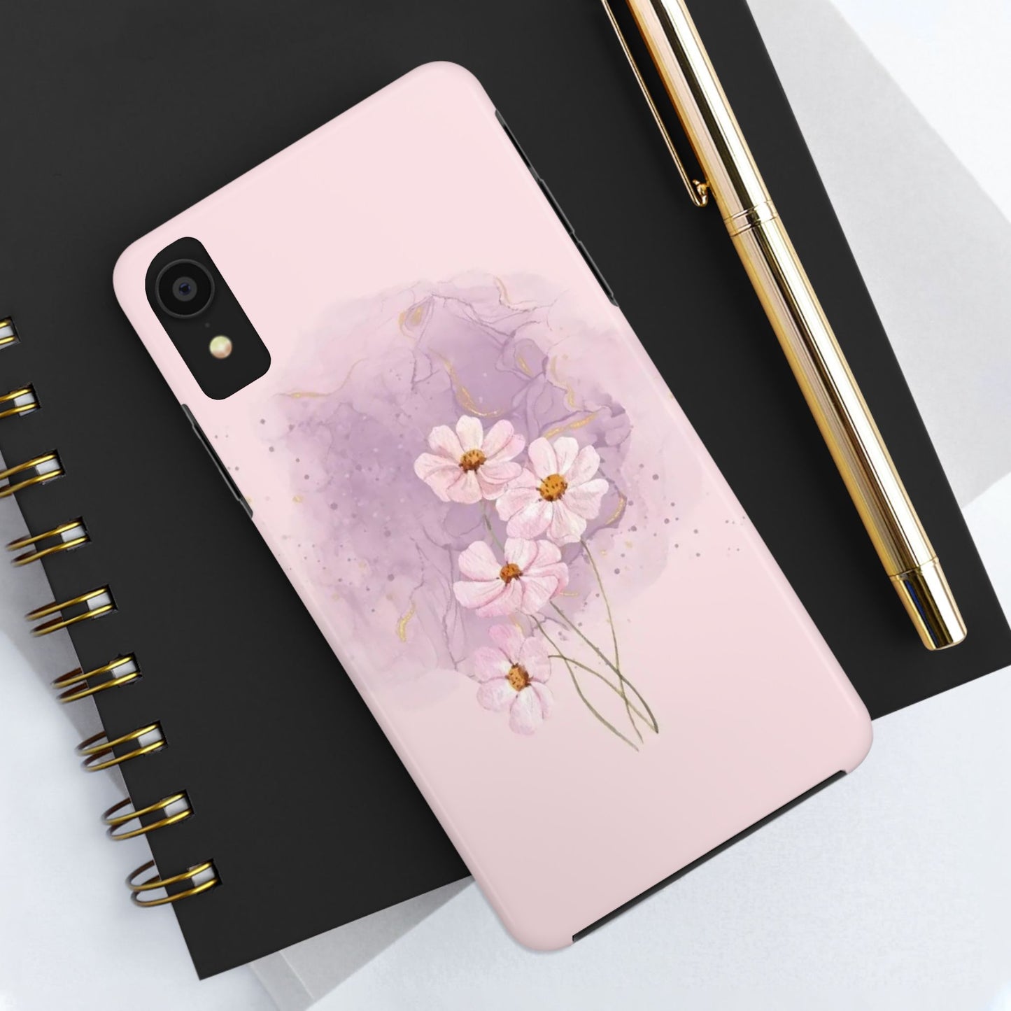 Floral Tough Phone Cases, Protective Phone Cover, Flower Design Case, Stylish Gift for Her, Mother’s Day, Birthday Present