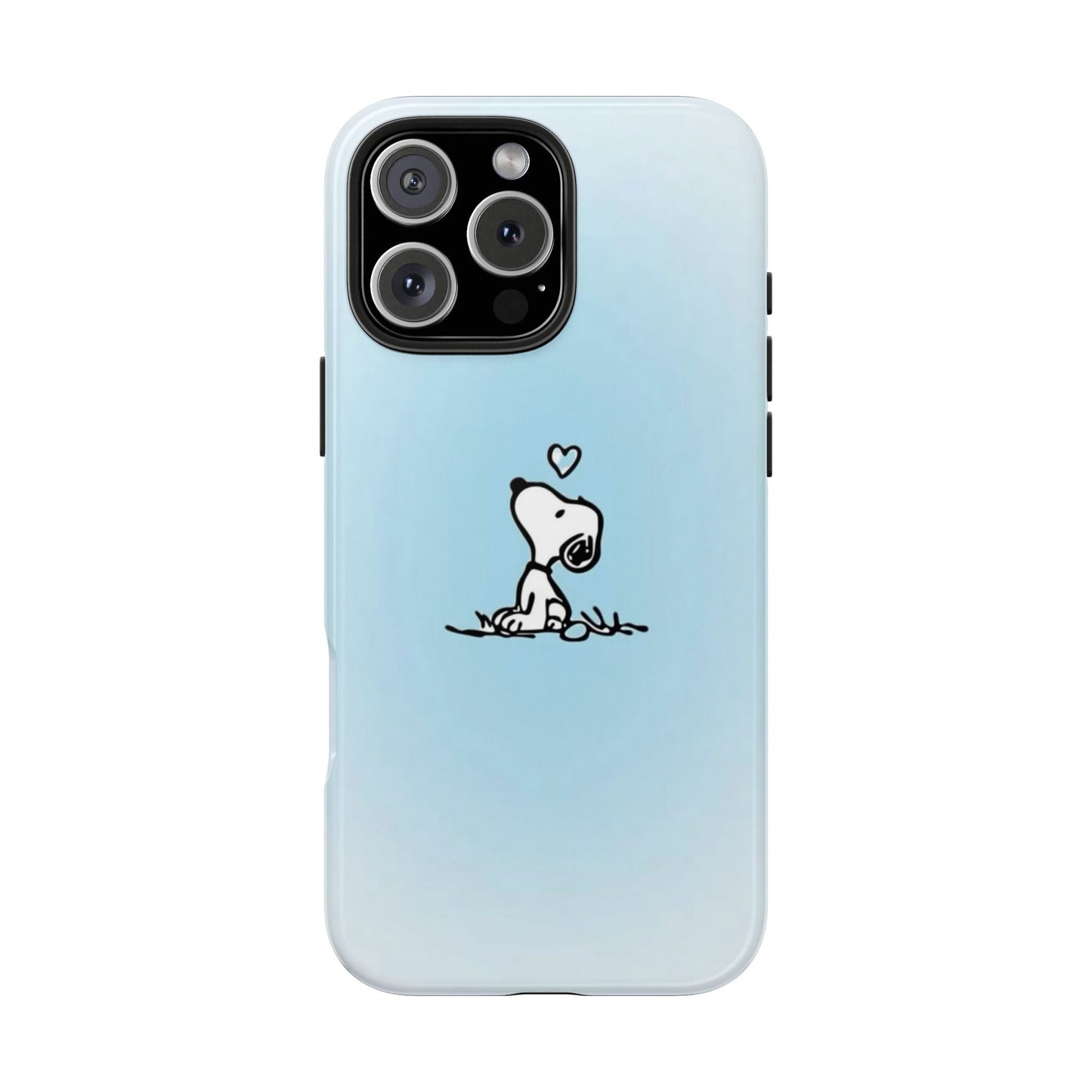 Snoopy Love Tough Phone Cases, Durable Phone Covers for Dog Lovers, Cute Gift for Birthdays, Valentine's Day, Pet Enthusiasts