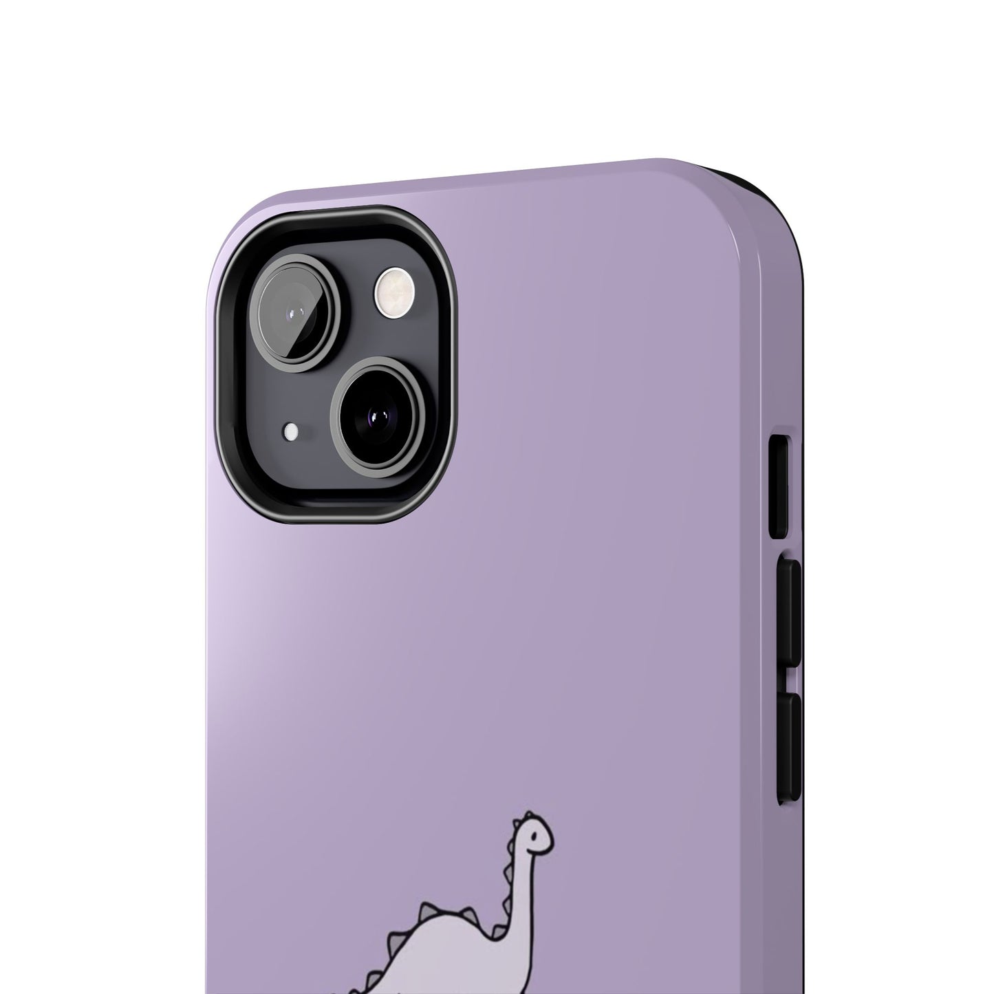 Cute Dinosaur Tough Phone Cases, Kid-Friendly Phone Covers, Dinosaur Gifts for Kids, Purple Phone Accessories, Durable Cases