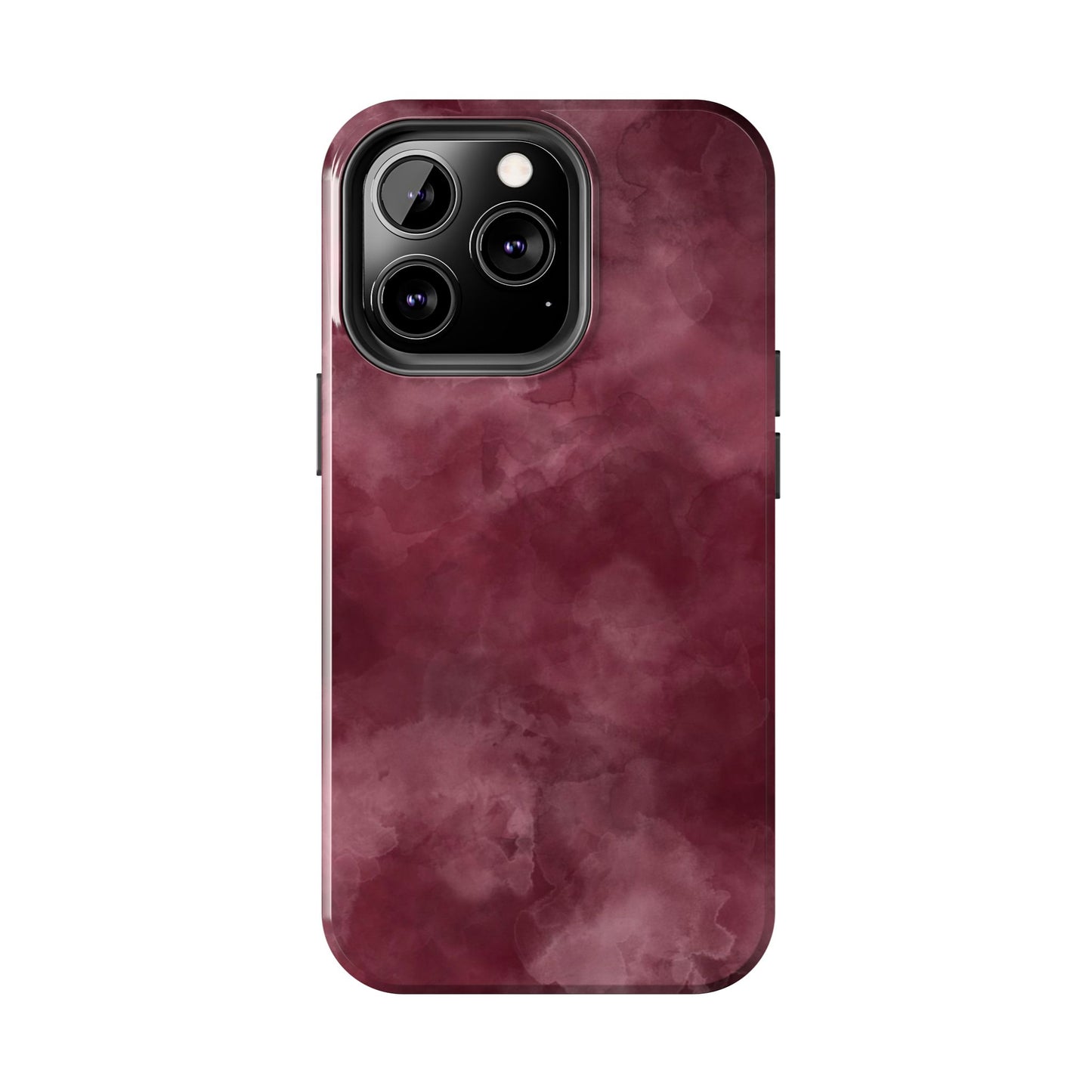 Elegant Burgundy Tough Phone Cases, Stylish Phone Cover, Durable Phone Protector, Unique Gift, Trendy Tech Accessories