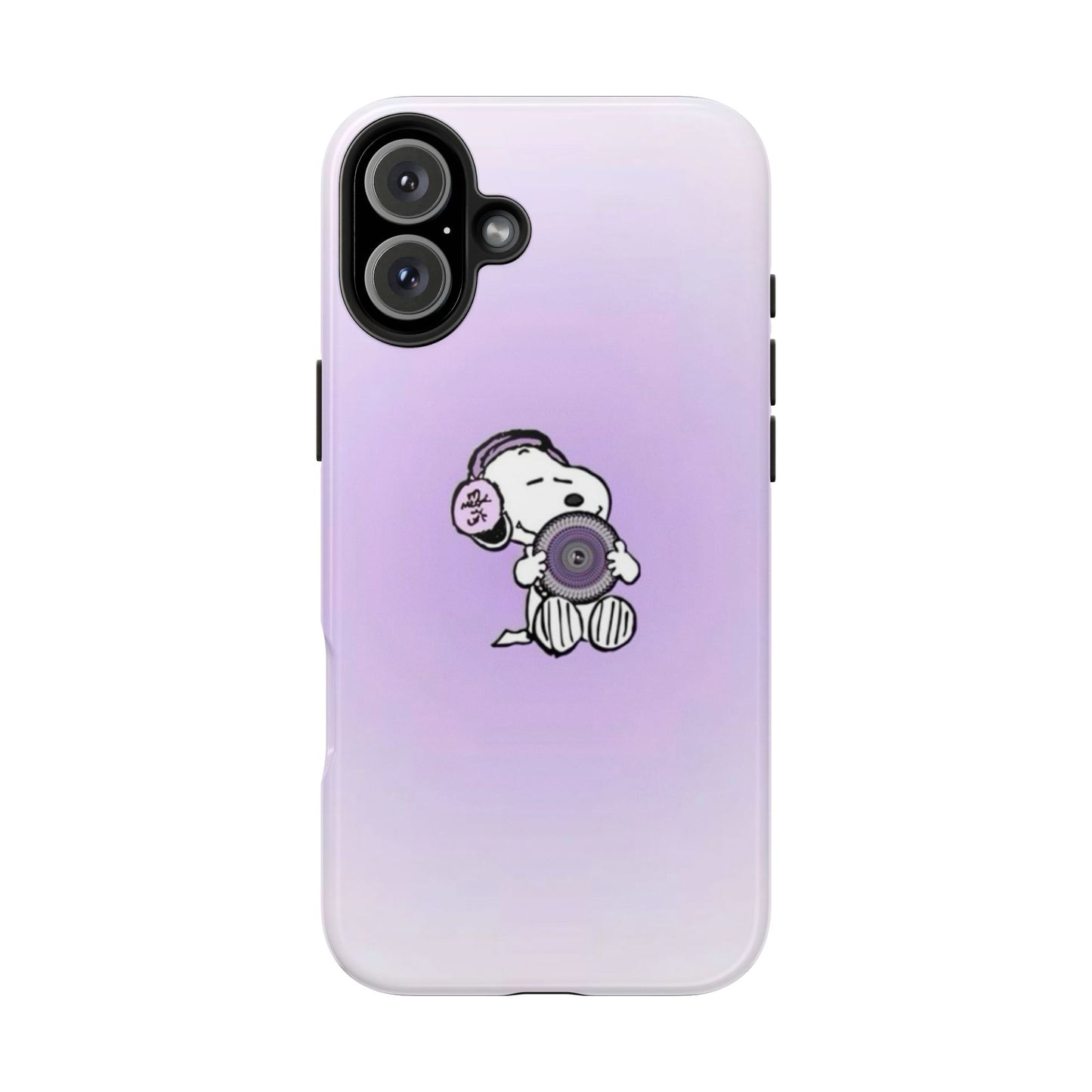 Snoopy Music Lover Phone Case, Cute Tough Phone Case, Gifts for Music Lovers, Cartoon Phone Covers, Vibrant Phone Accessories