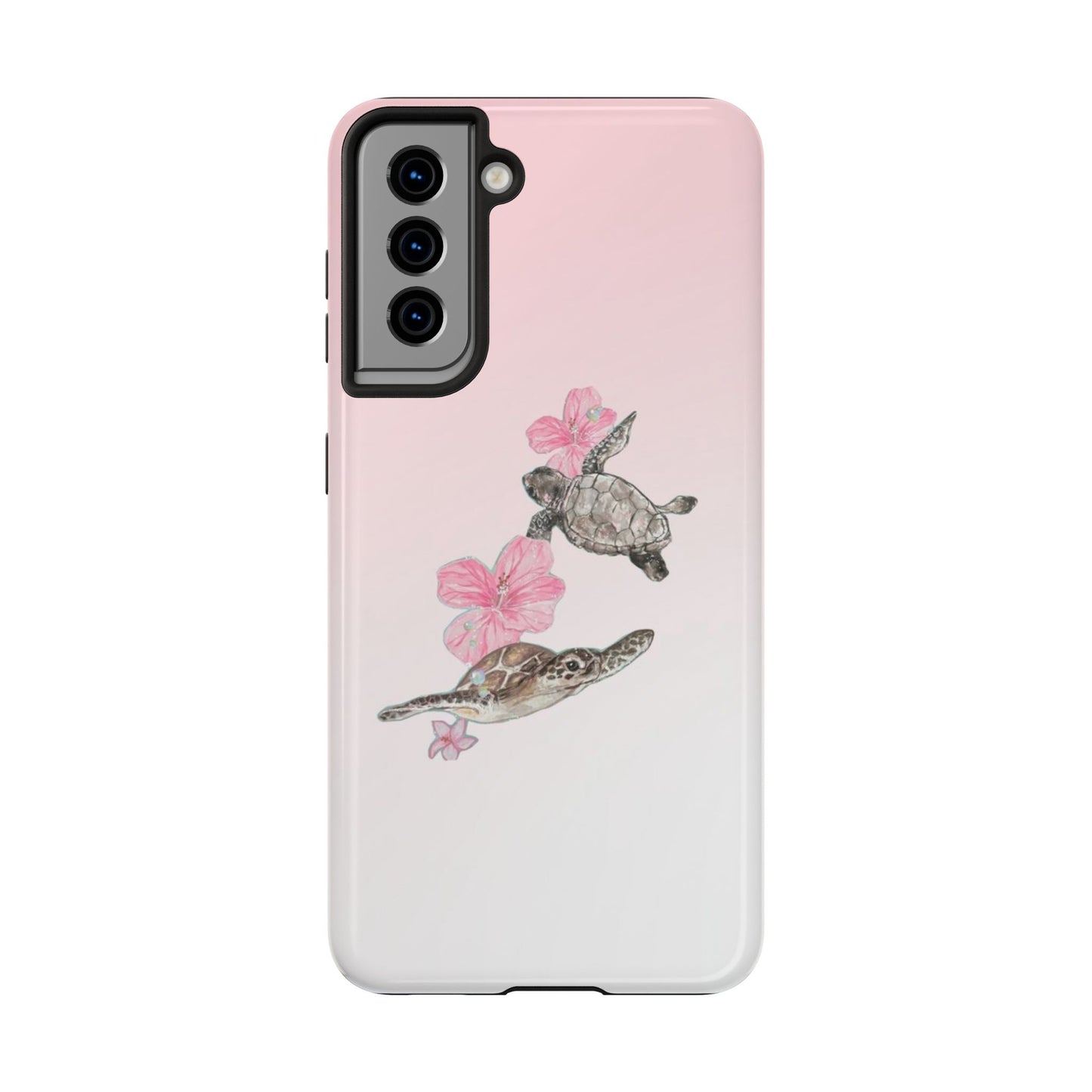 Turtle Phone Case – Tropical Tough Cover, Beach Lover Gift, Ocean Aesthetic, Durable Accessory for Summer, Fun & Functional Case