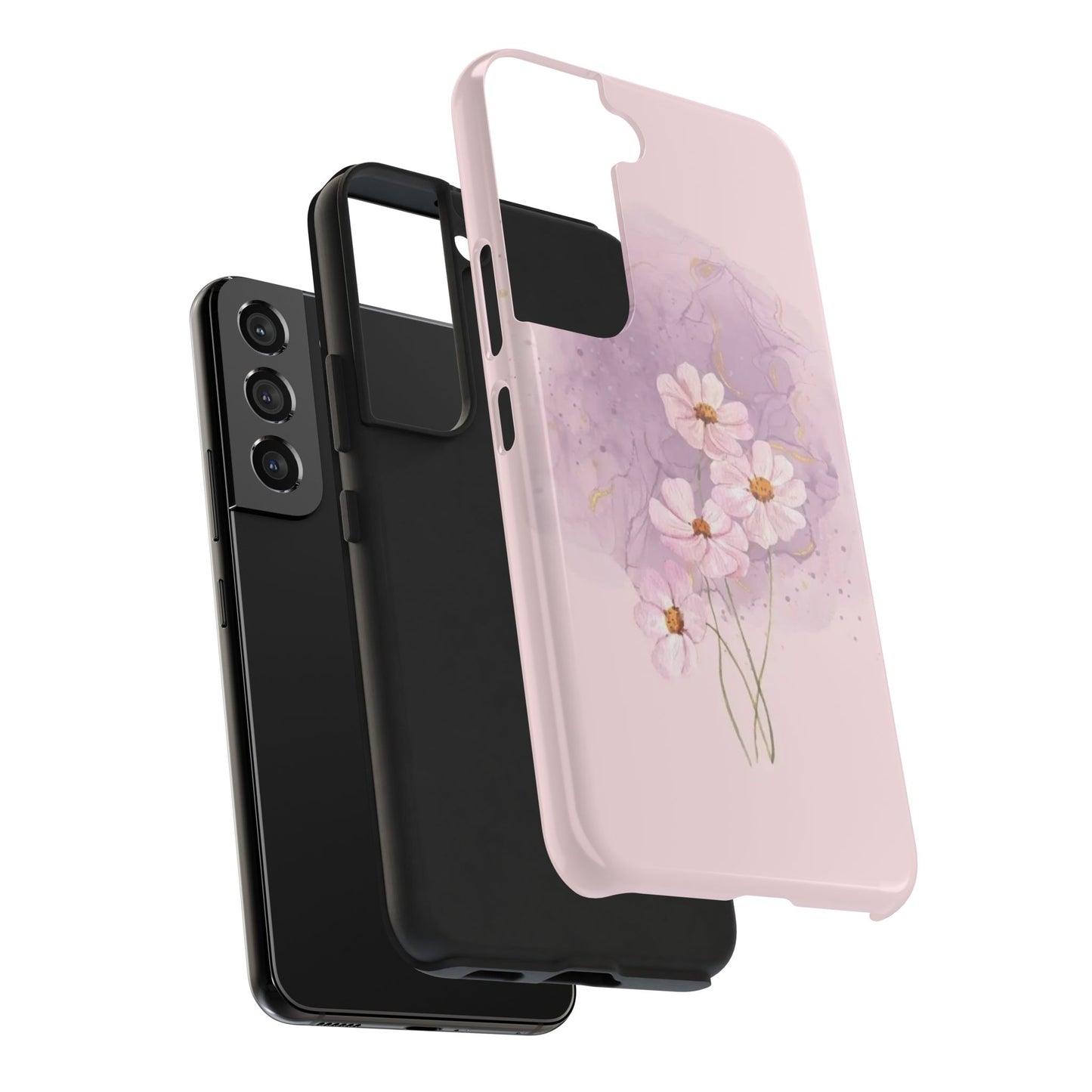 Floral Tough Phone Cases, Protective Phone Cover, Flower Design Case, Stylish Gift for Her, Mother’s Day, Birthday Present