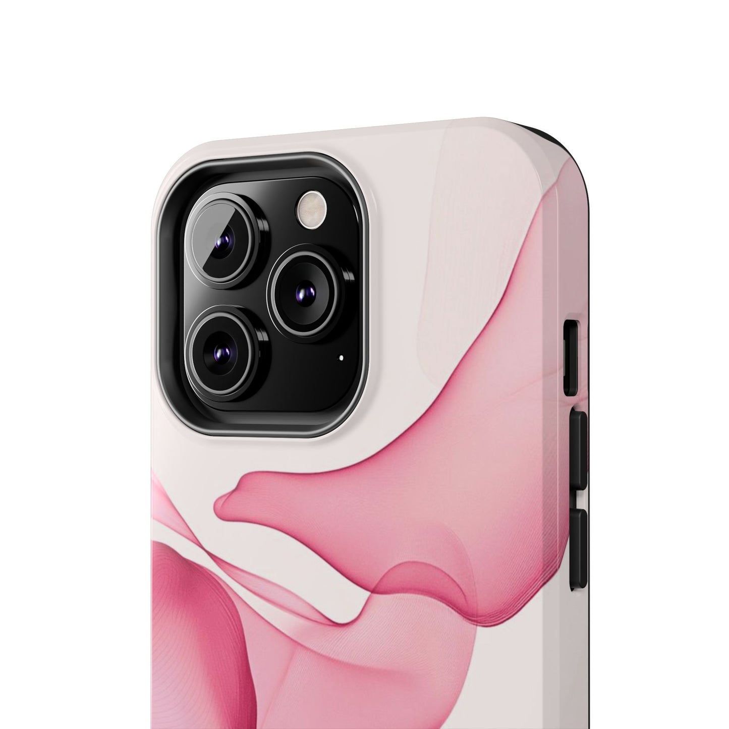 Elegant Tough Phone Cases | Stylish Shockproof Covers for Women | Trendy Gift for Birthdays, Holidays, or Any Occasion, Pink Flow Design