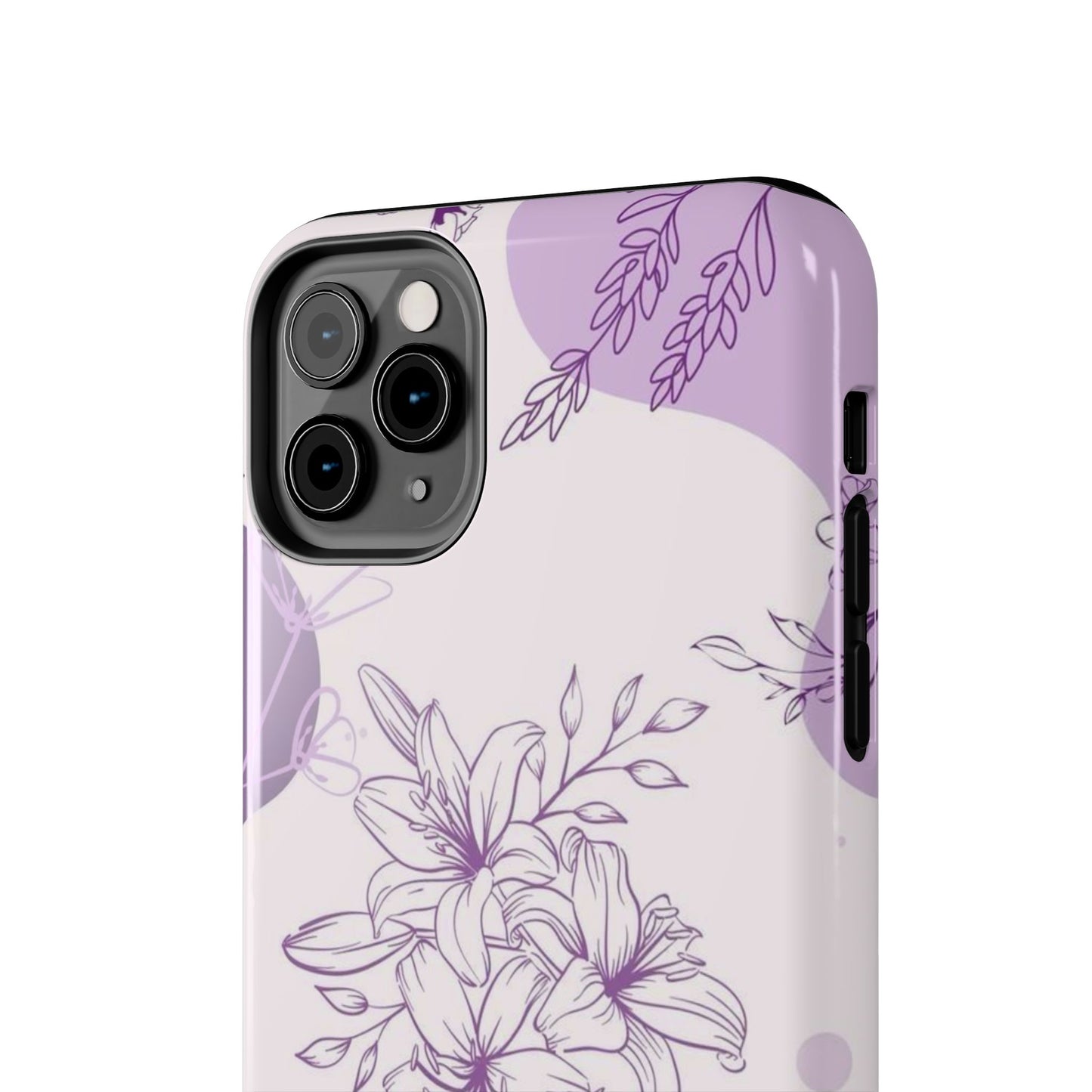 Stylish Floral Tough Phone Cases - Durable Floral Design for Women, Gift for Her, Phone Protection, Nature-Inspired Tech Accessories