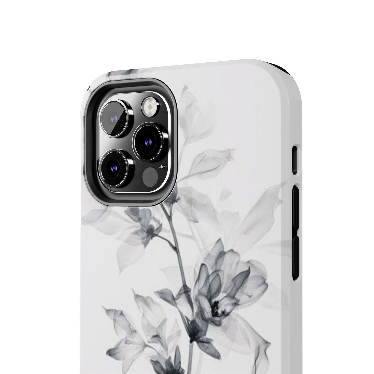 Elegant Floral Tough Phone Cases, Durable Phone Cover, Gift for Her, Protective Case, Floral Design, Stylish Accessory