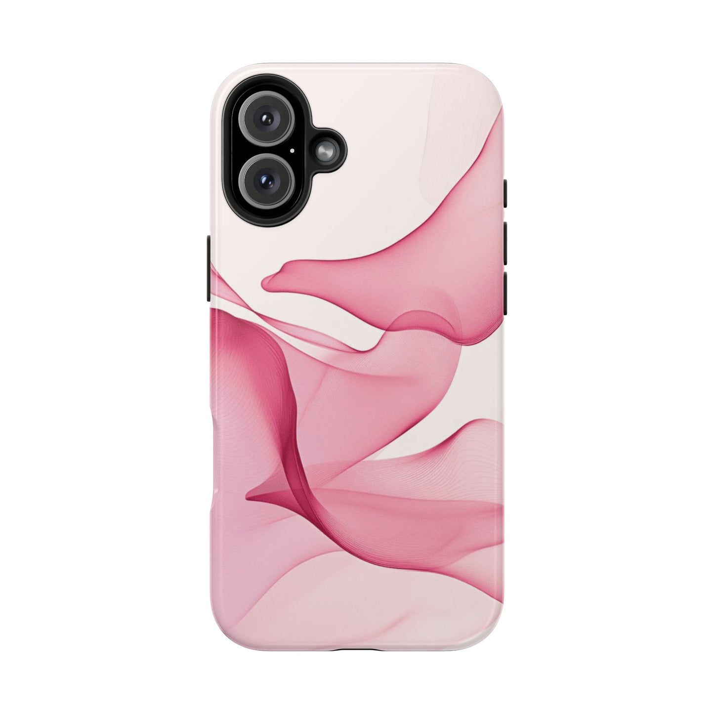 Elegant Tough Phone Cases | Stylish Shockproof Covers for Women | Trendy Gift for Birthdays, Holidays, or Any Occasion, Pink Flow Design