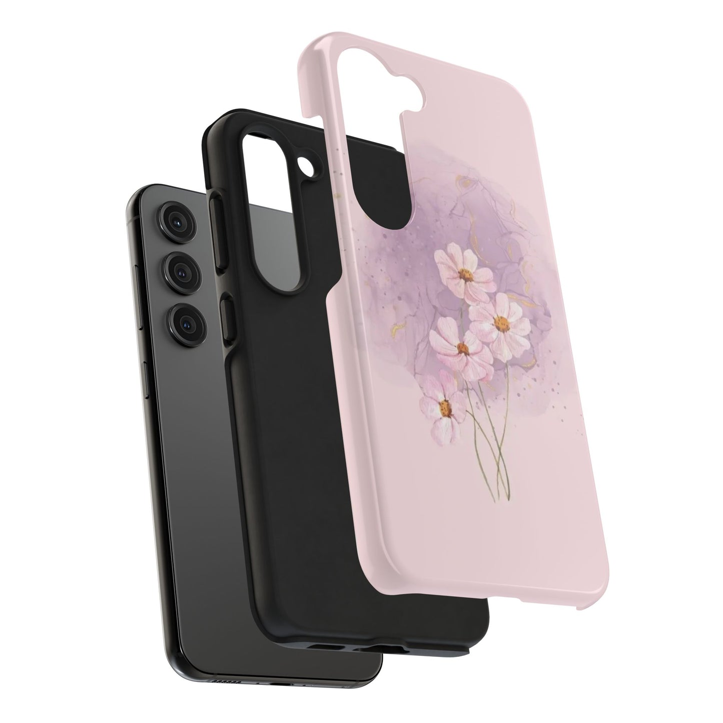 Floral Tough Phone Cases, Protective Phone Cover, Flower Design Case, Stylish Gift for Her, Mother’s Day, Birthday Present