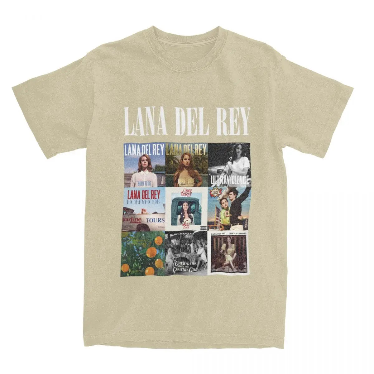 Lana Del Rey T Shirts Merch Men Women Pure Cotton Novelty Fashion Singer T-shirt Short Sleeve Clothes New Arrival
