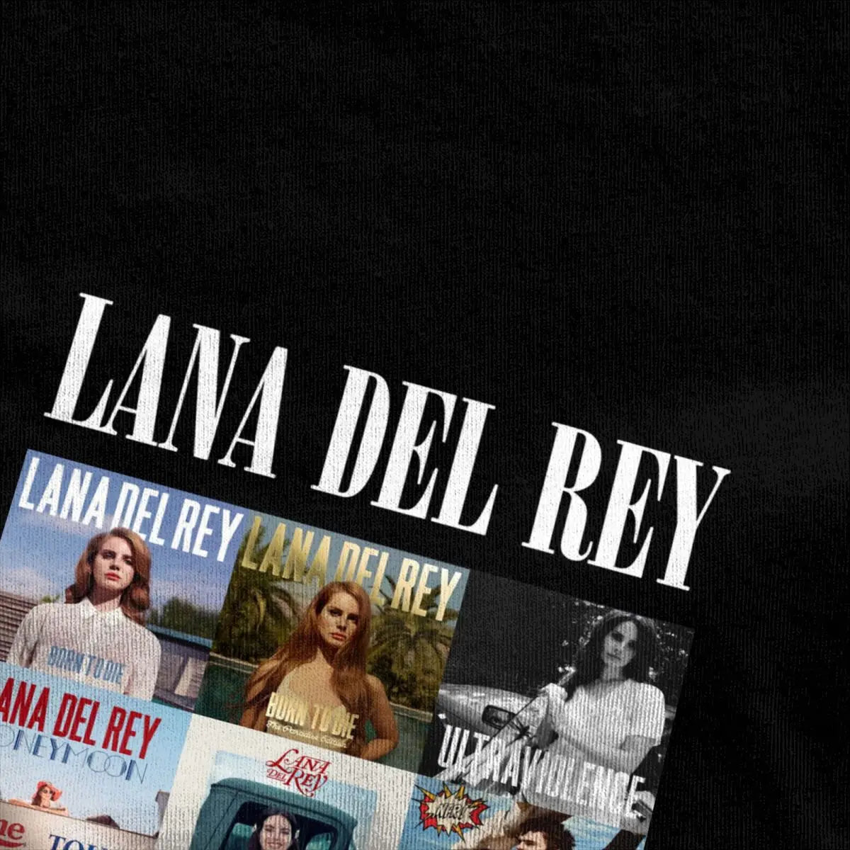 Lana Del Rey T Shirts Merch Men Women Pure Cotton Novelty Fashion Singer T-shirt Short Sleeve Clothes New Arrival