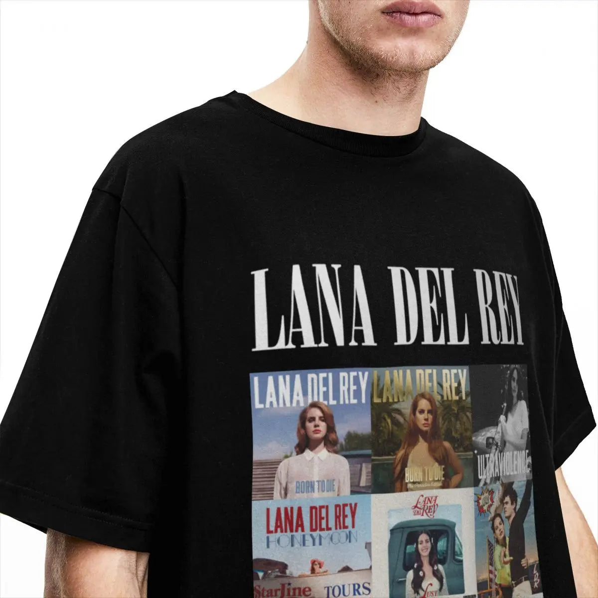 Lana Del Rey T Shirts Merch Men Women Pure Cotton Novelty Fashion Singer T-shirt Short Sleeve Clothes New Arrival