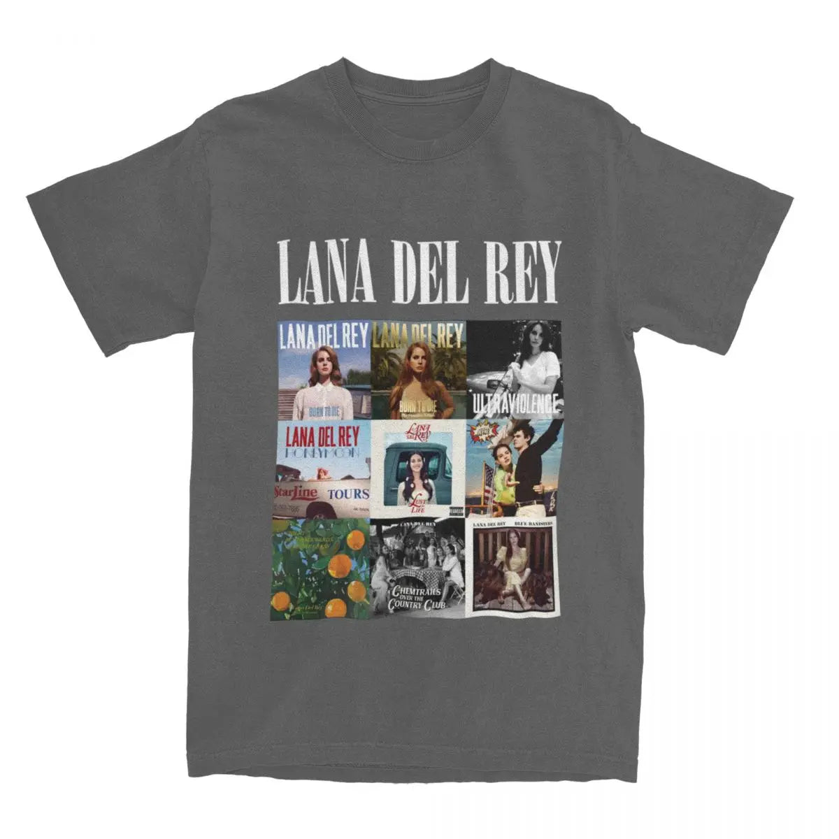 Lana Del Rey T Shirts Merch Men Women Pure Cotton Novelty Fashion Singer T-shirt Short Sleeve Clothes New Arrival