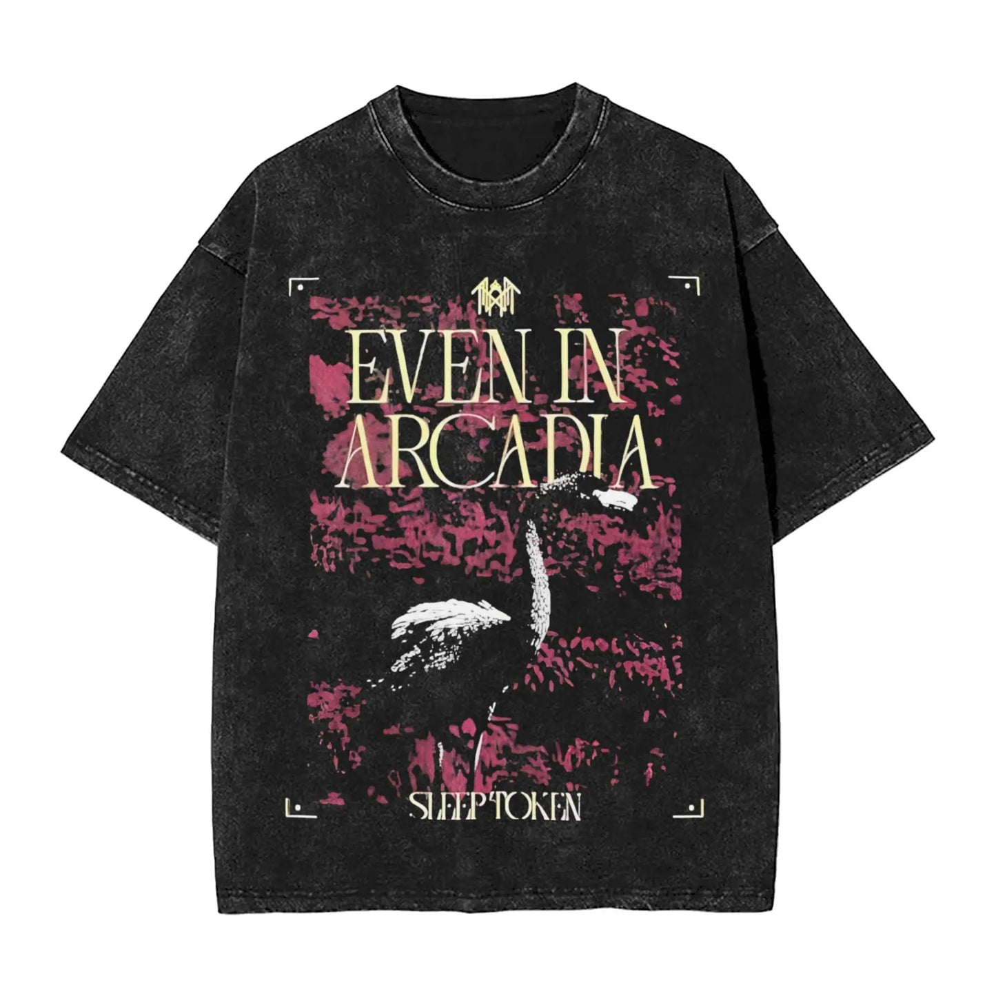 Sleep Sleep heavy metal Band Washed T Shirt Streetwear Hip Hop Novelty T-Shirt Tokensd Tees for Men Women Cotton High Street