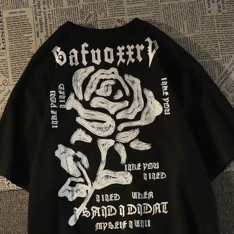 Women's T-shirt Printed Short Sleeve Vintage Gothic T-shirt Harajuku Comfortable Fashion Mexican Tops Graphic T Shirts Vintage